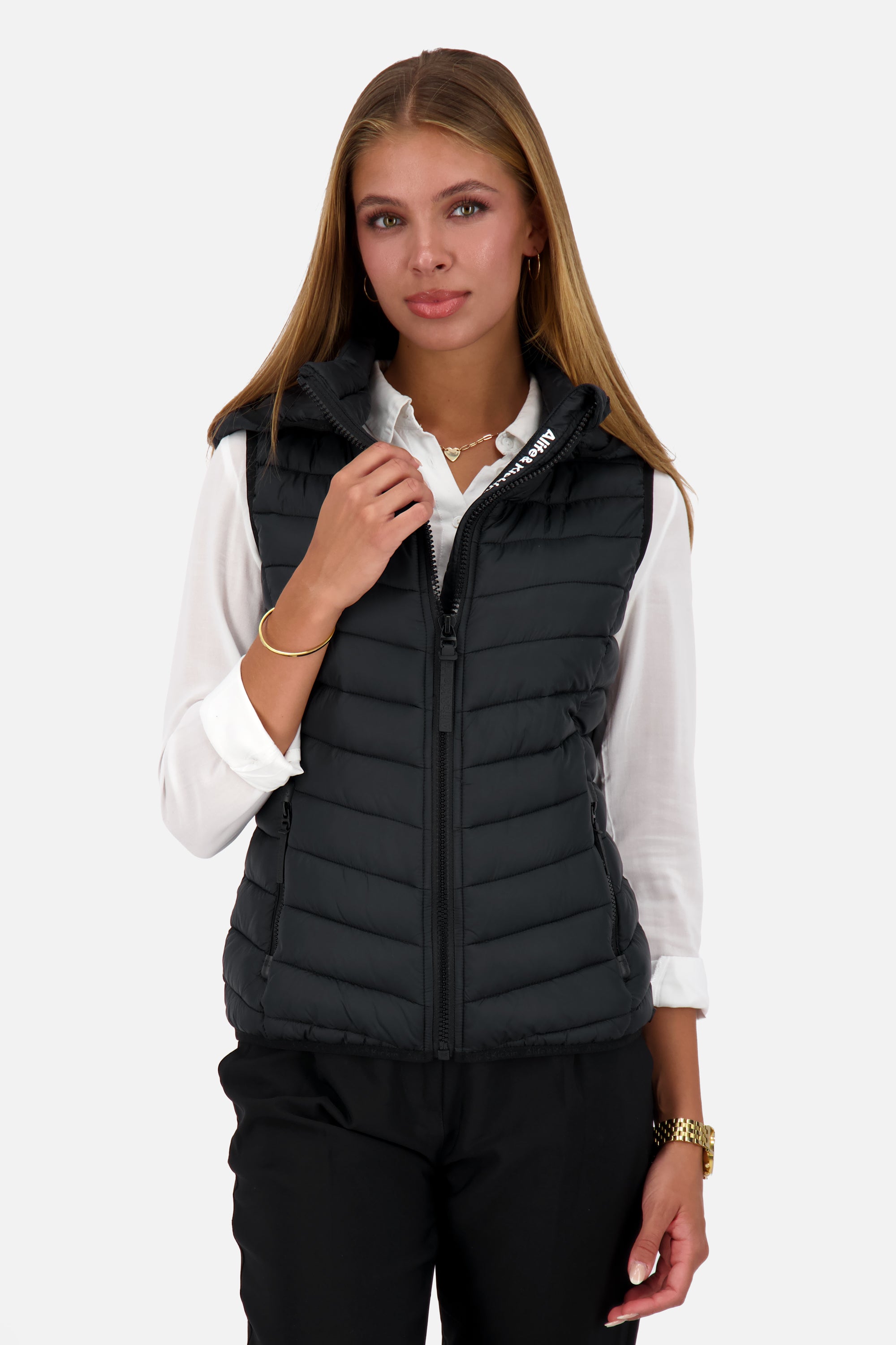 LenkaAK A Short Vest  Schwarz