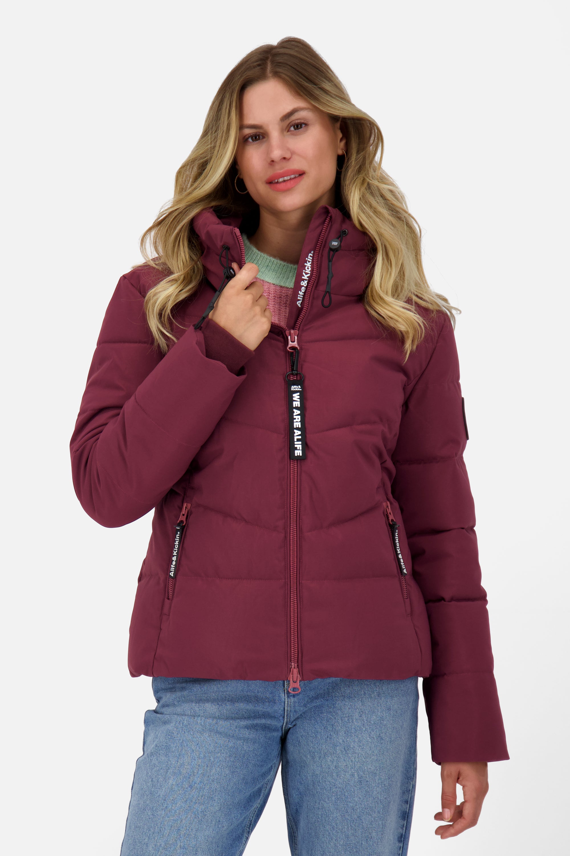 MicaelaAK A Puffer Jacket Dunkelrot