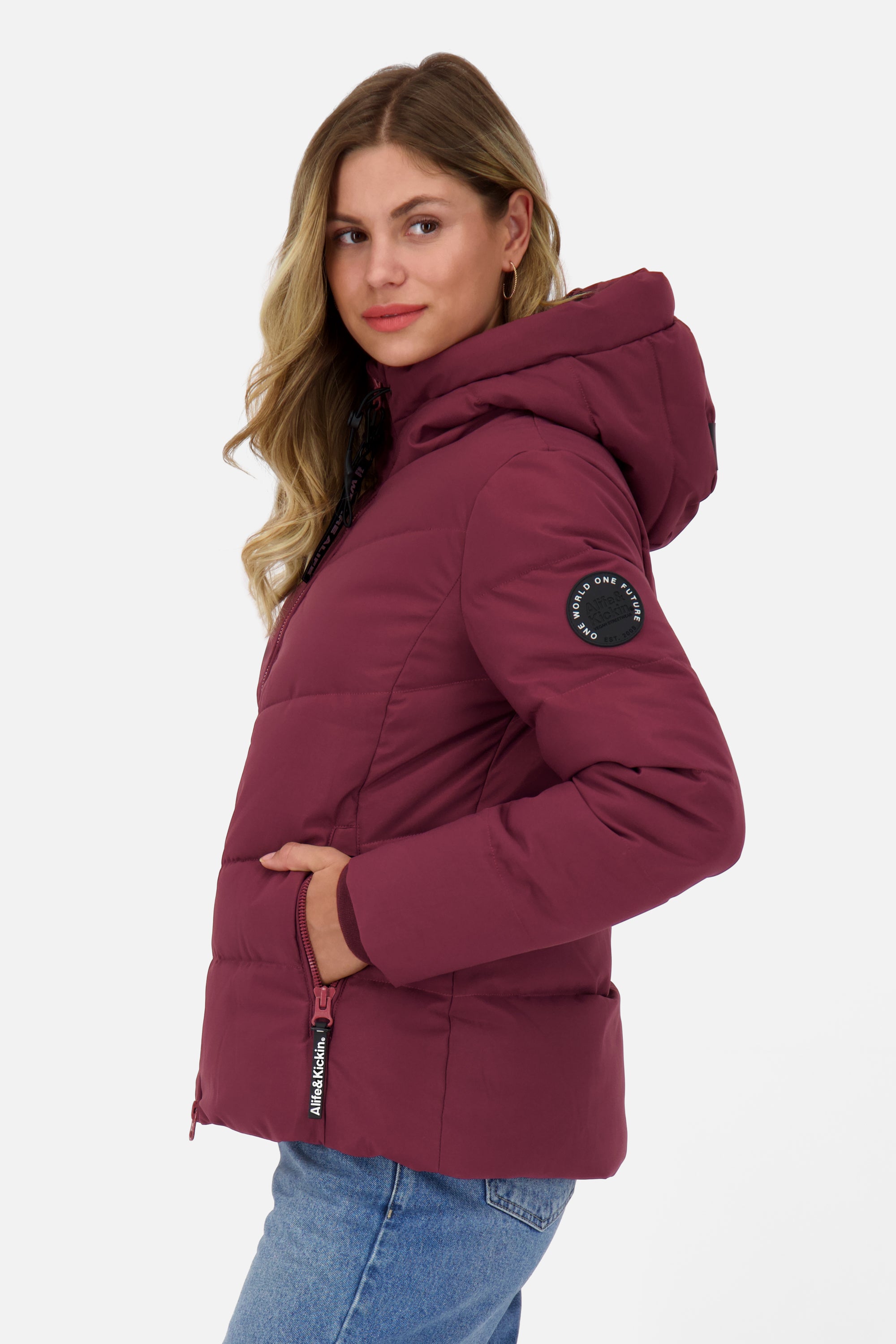 MicaelaAK A Puffer Jacket Dunkelrot