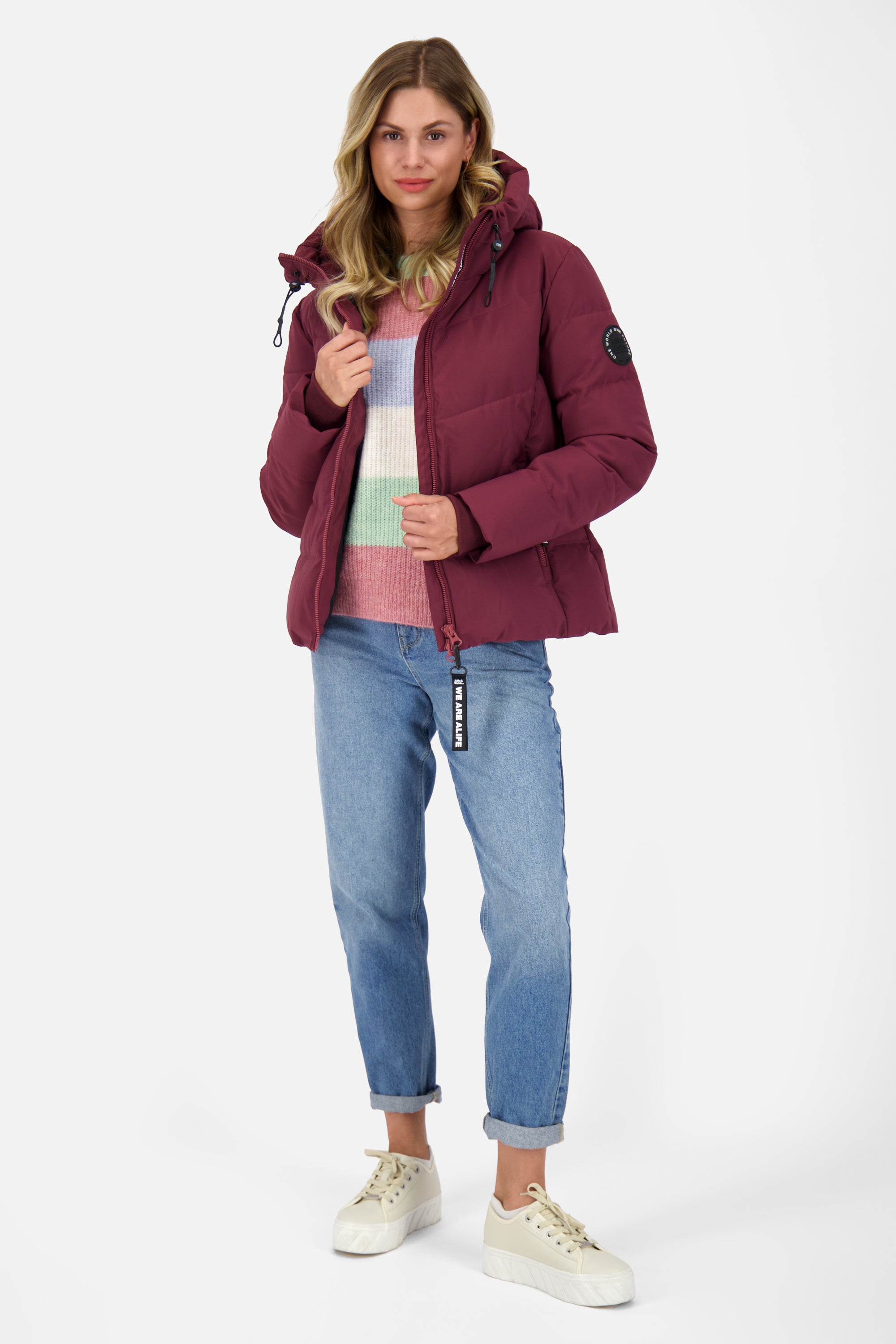 MicaelaAK A Puffer Jacket Dunkelrot