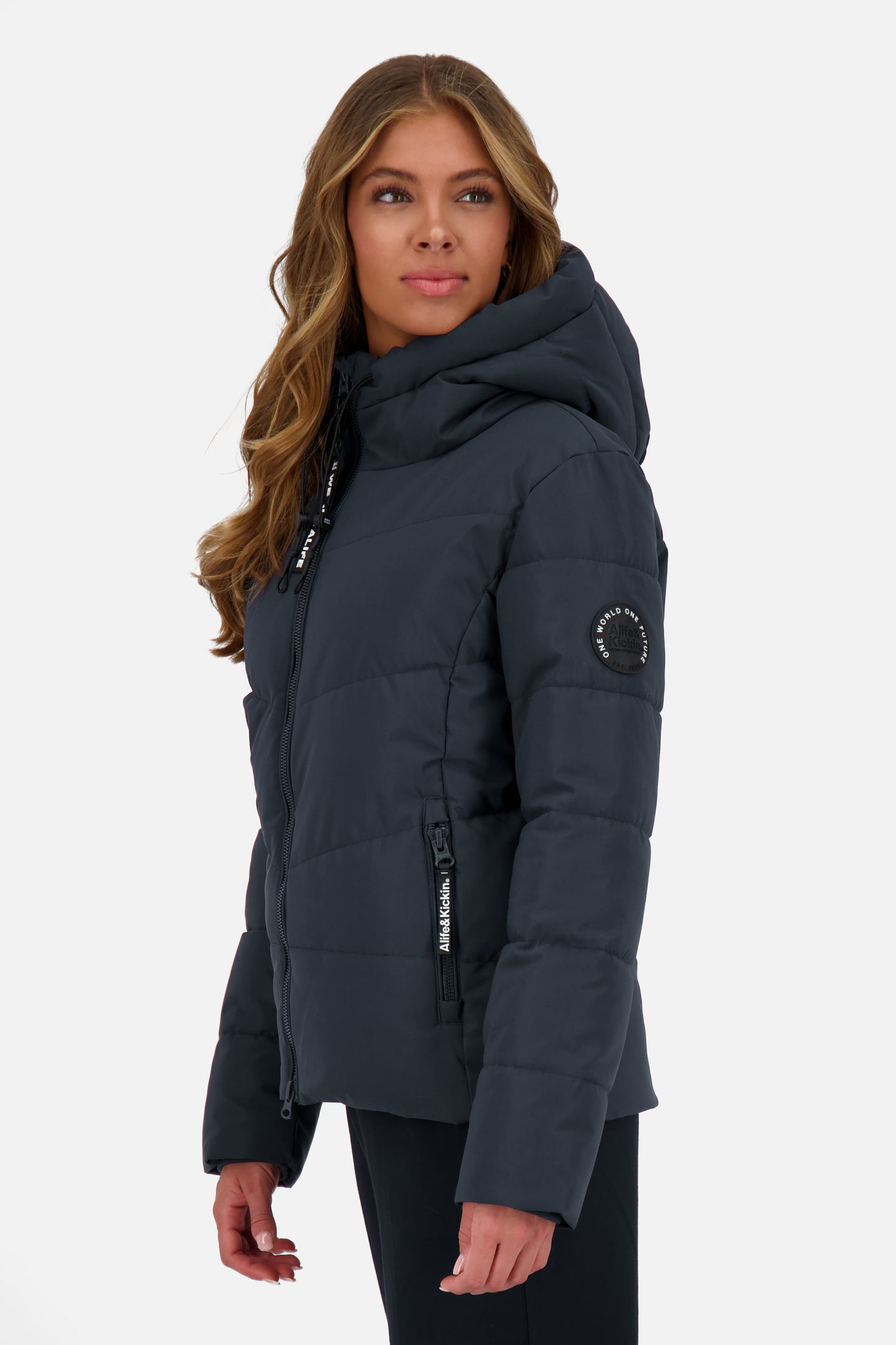 MicaelaAK A Puffer Jacket Dunkelblau