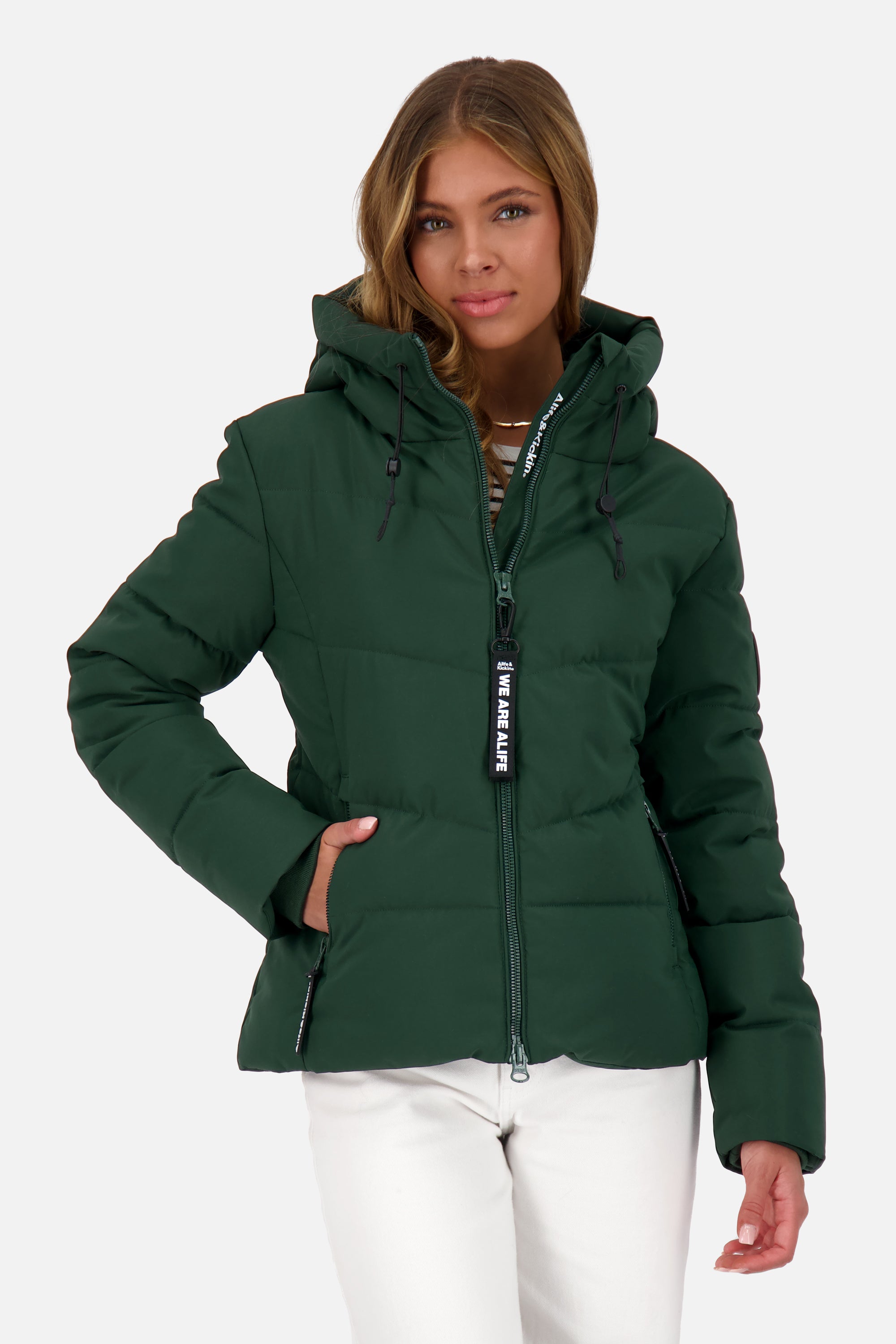 MicaelaAK A Puffer Jacket Dunkelgrün