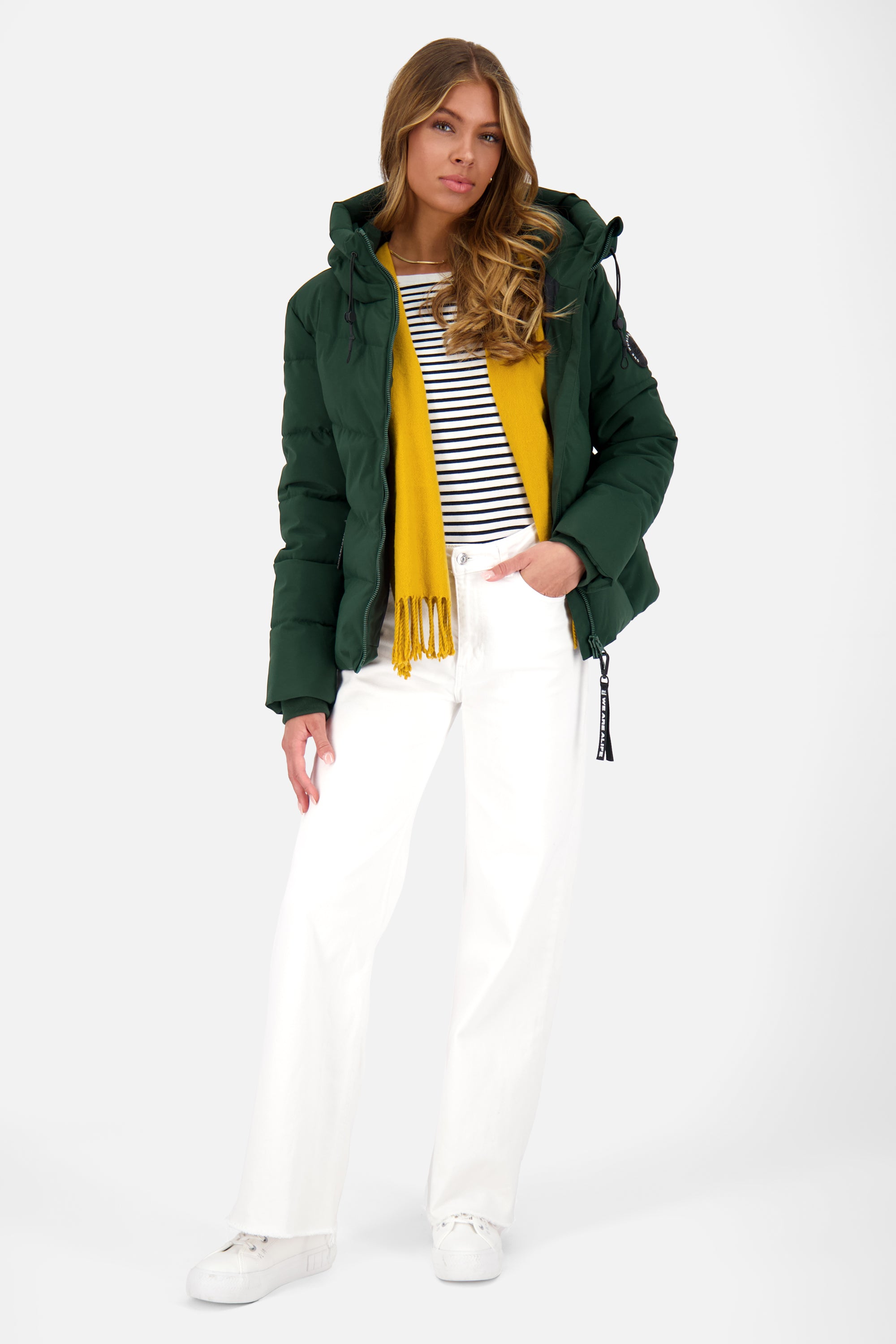 MicaelaAK A Puffer Jacket Dunkelgrün