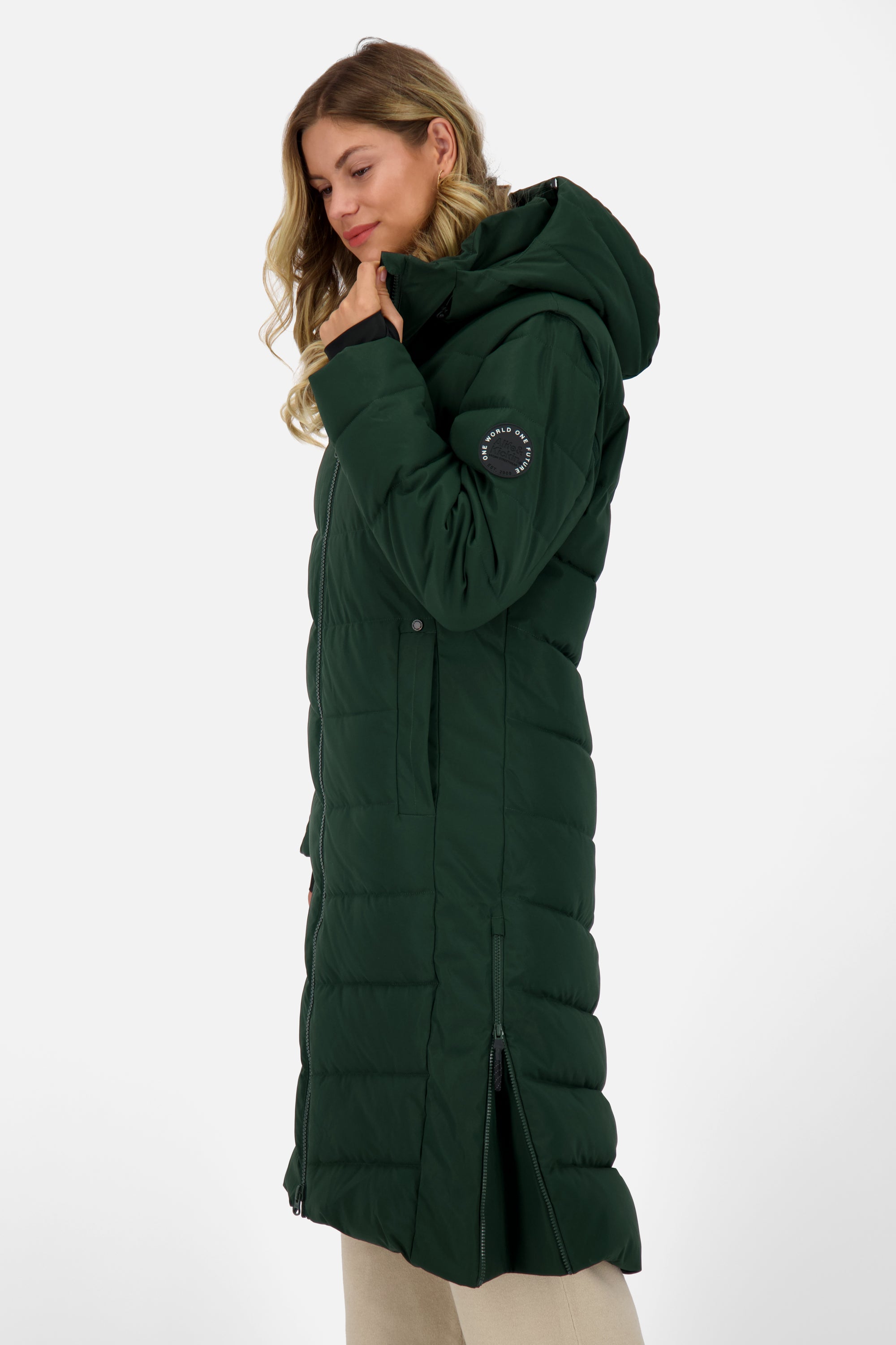 NellyAK A Puffer Coat Dunkelgrün