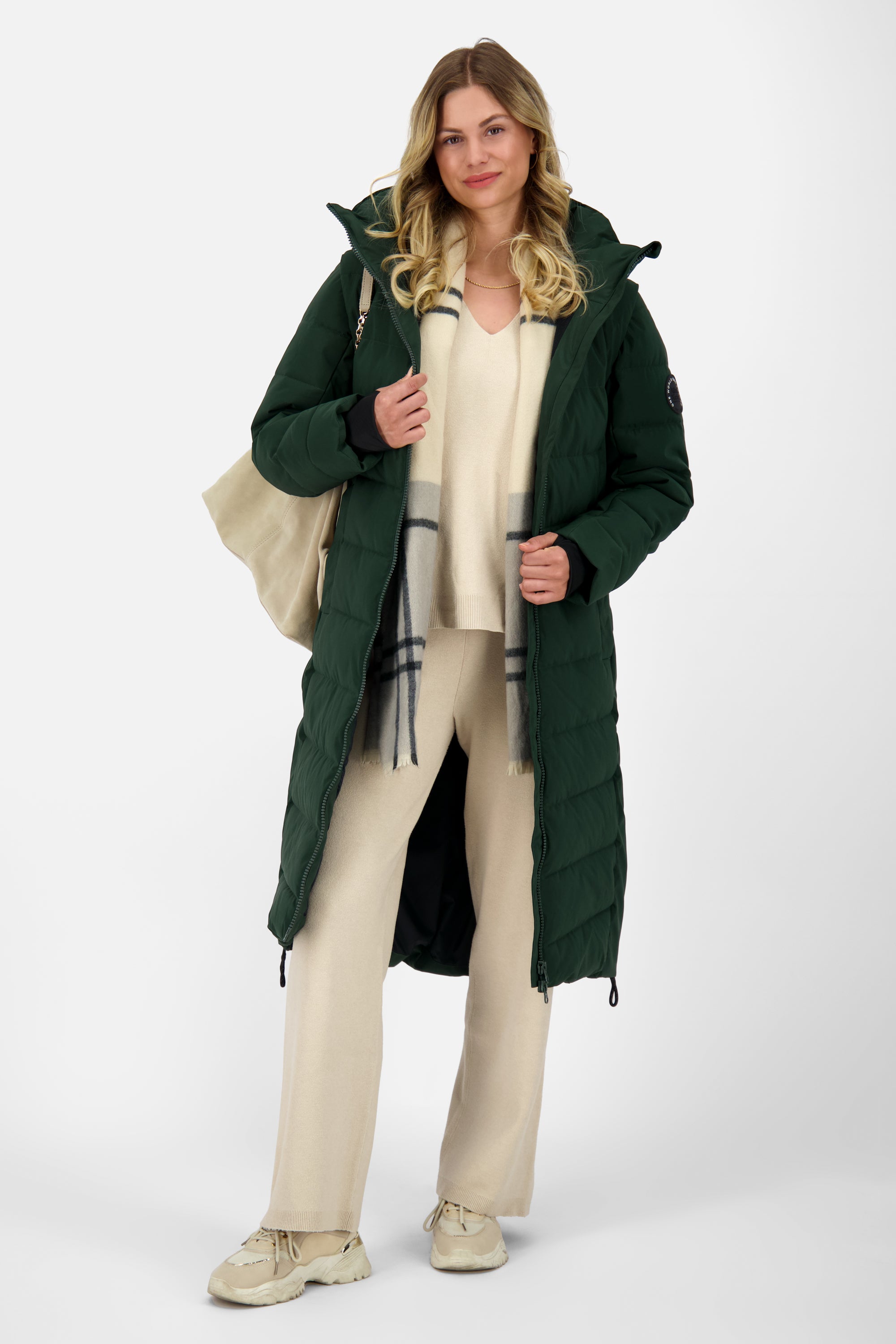 NellyAK A Puffer Coat Dunkelgrün