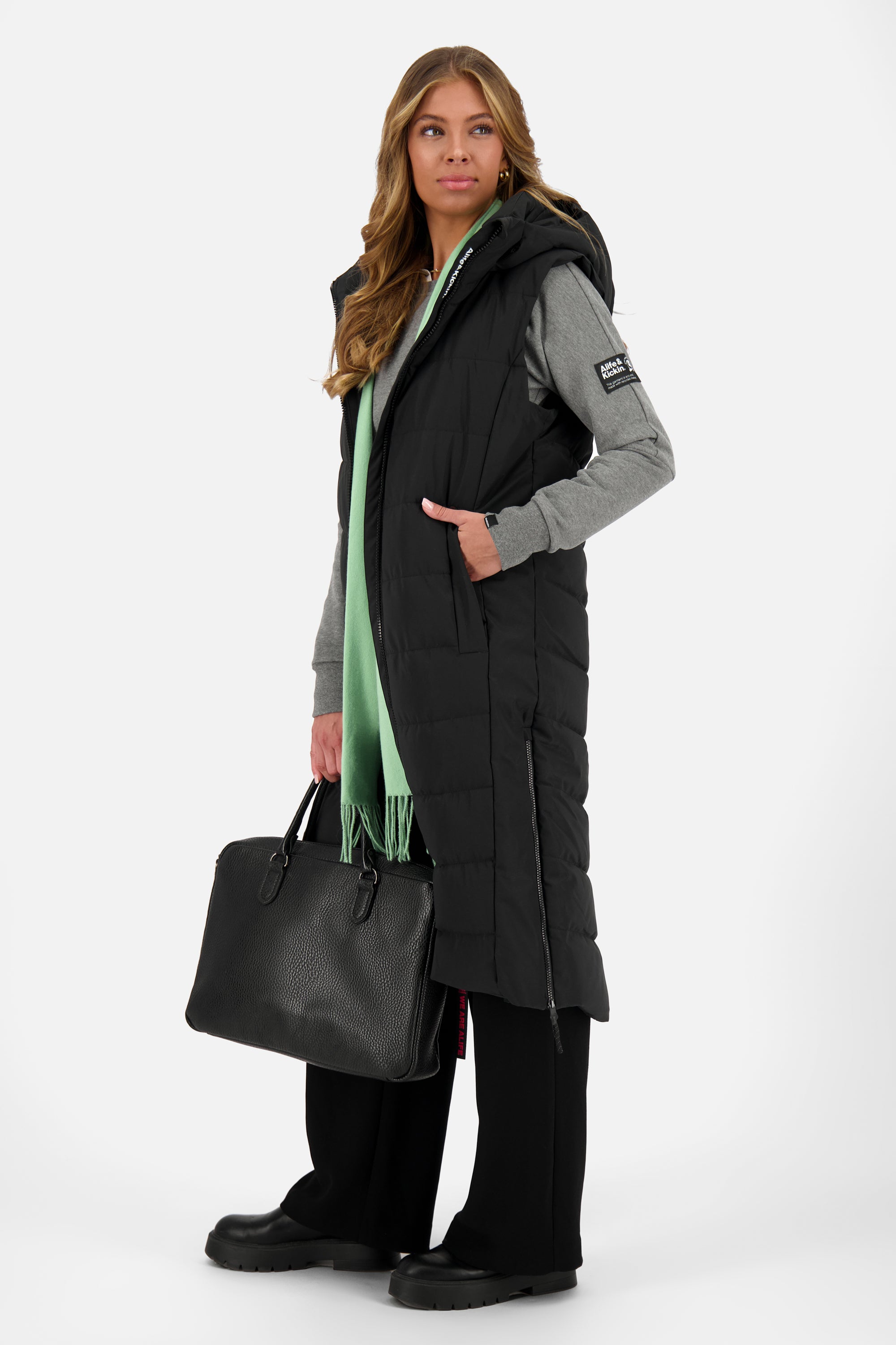 NellyAK A Puffer Coat Schwarz