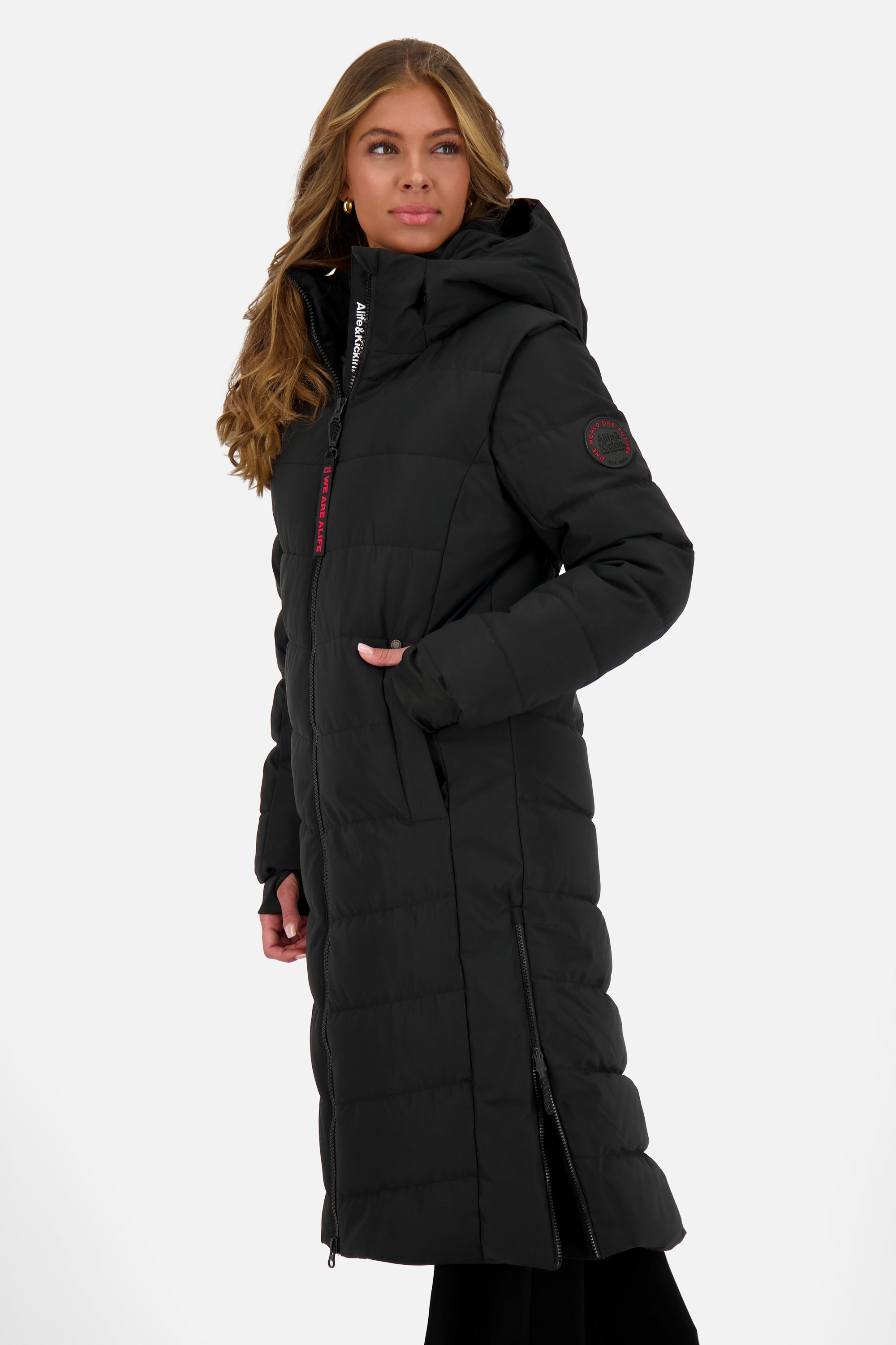 NellyAK A Puffer Coat Schwarz