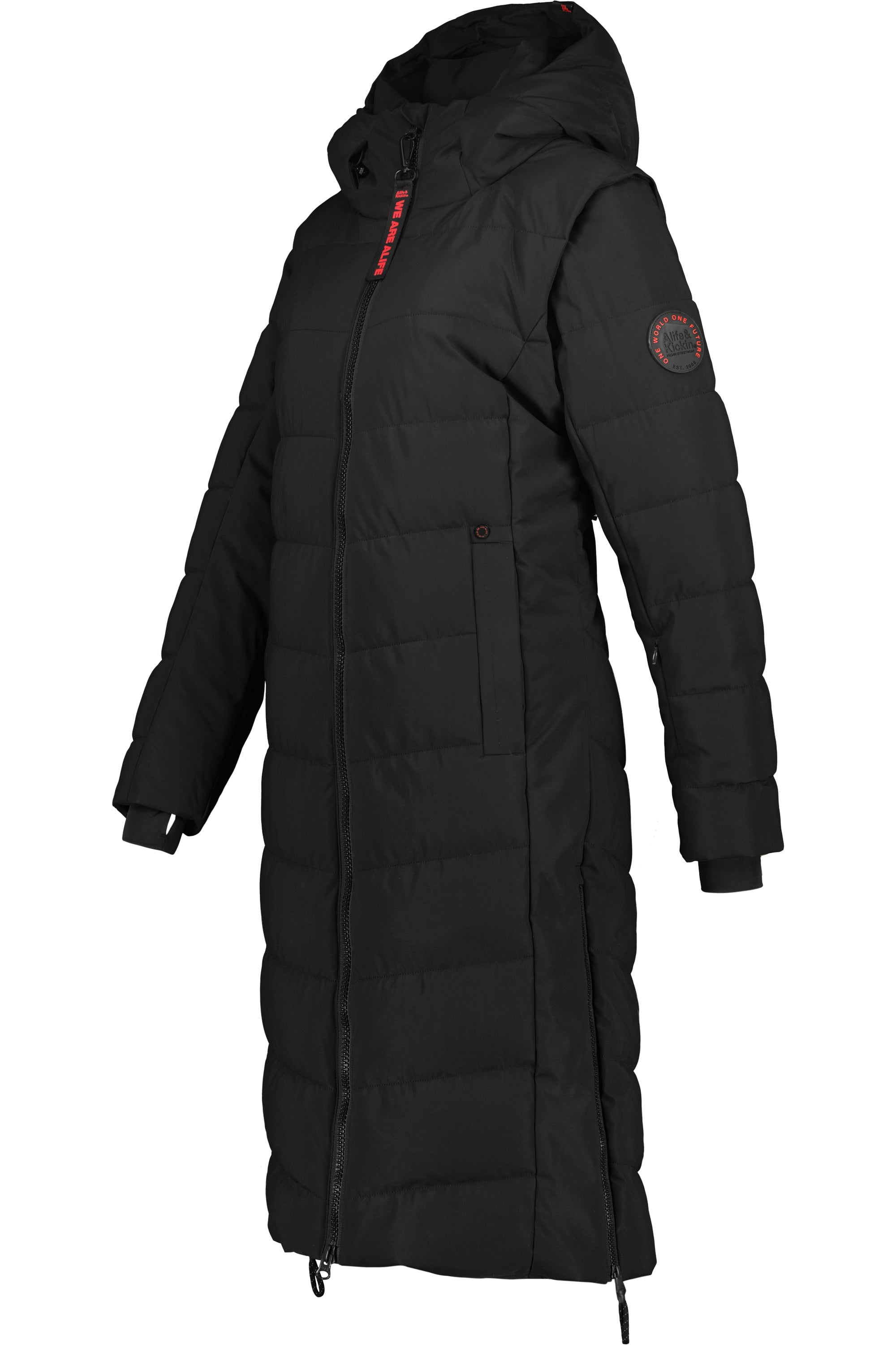 NellyAK A Puffer Coat Schwarz