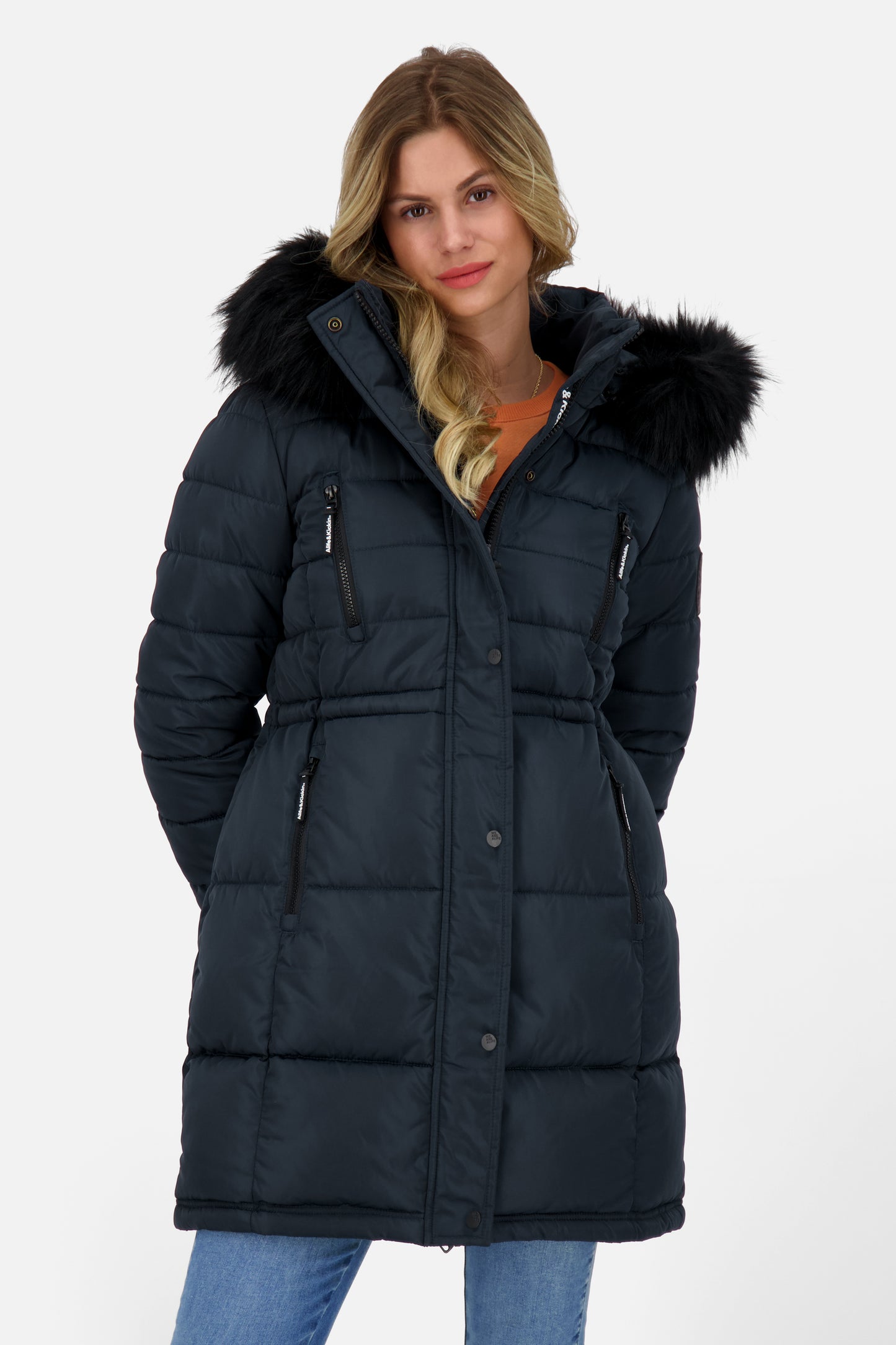 NicolaAK A Puffer Coat Dunkelblau