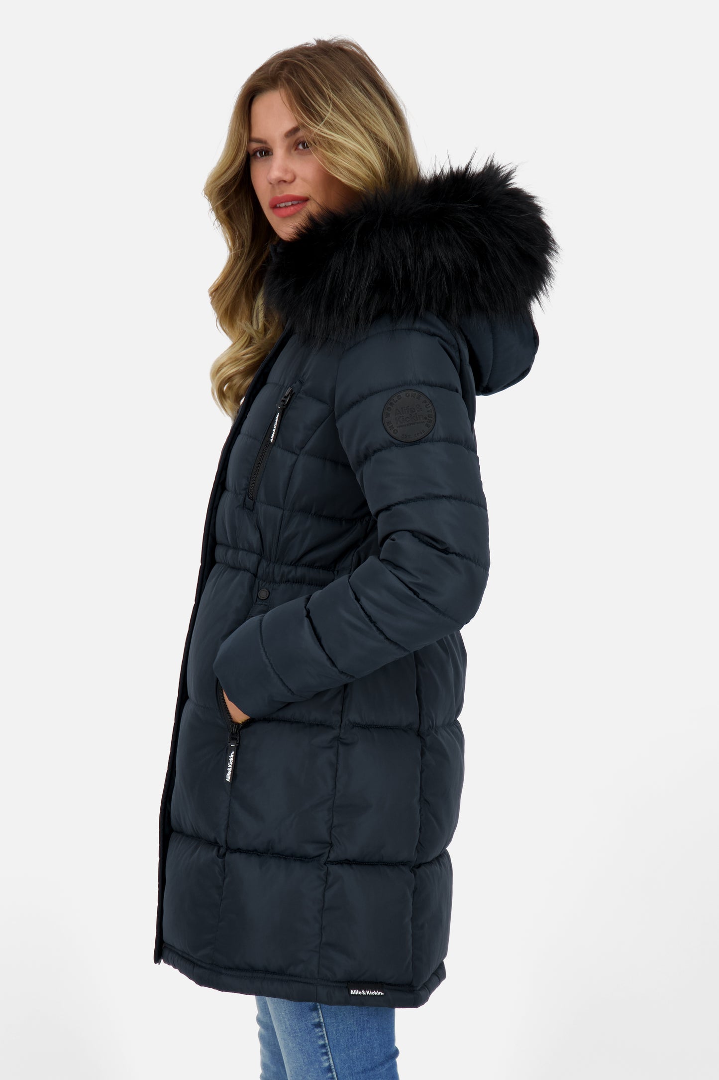 NicolaAK A Puffer Coat Dunkelblau