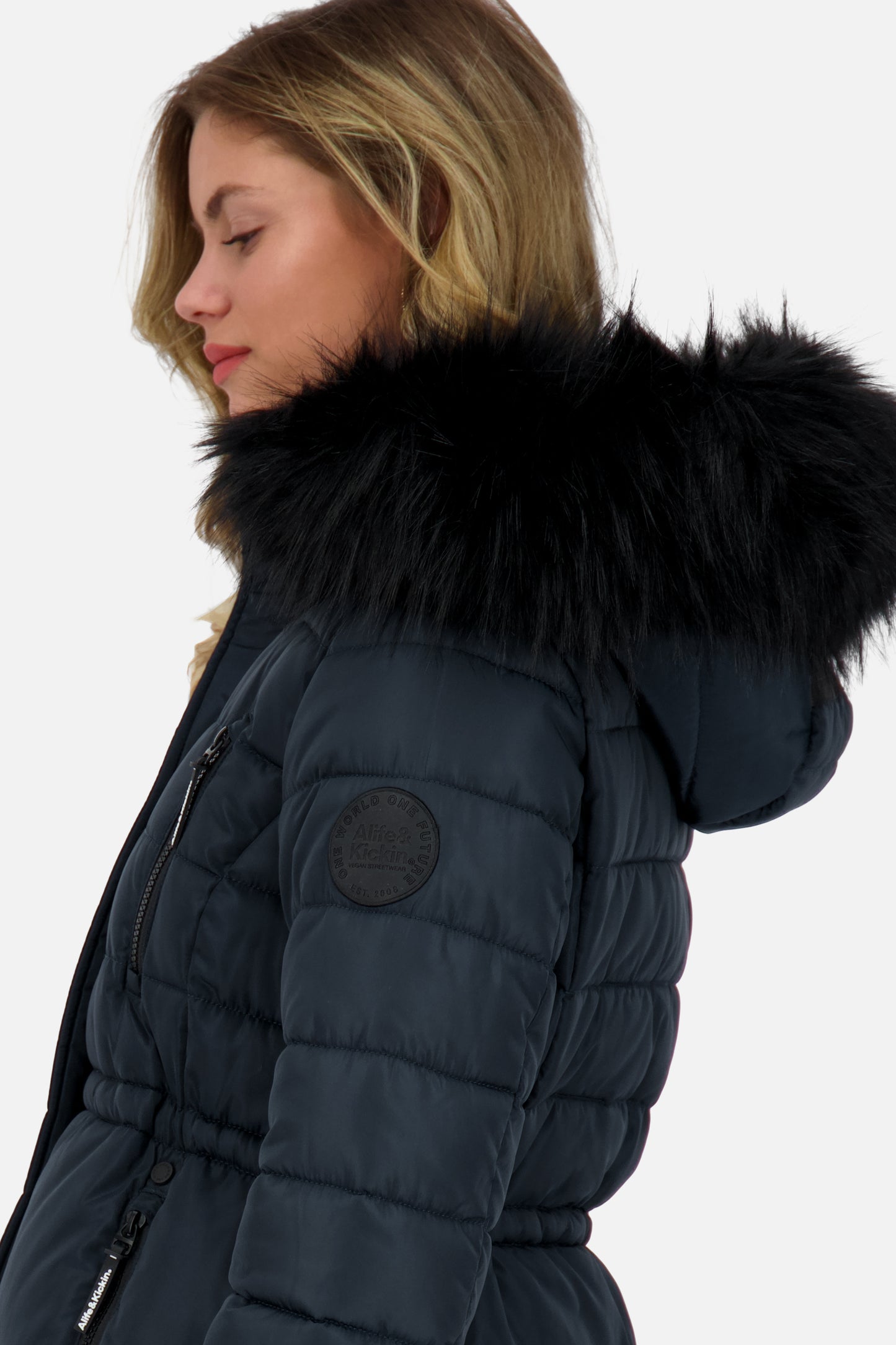NicolaAK A Puffer Coat Dunkelblau