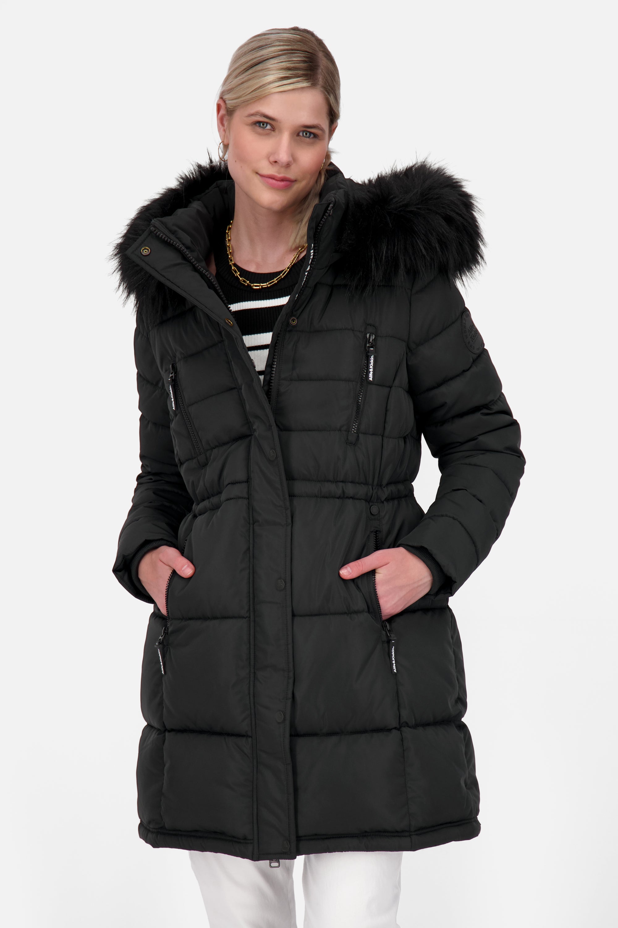 NicolaAK A Puffer Coat  Schwarz