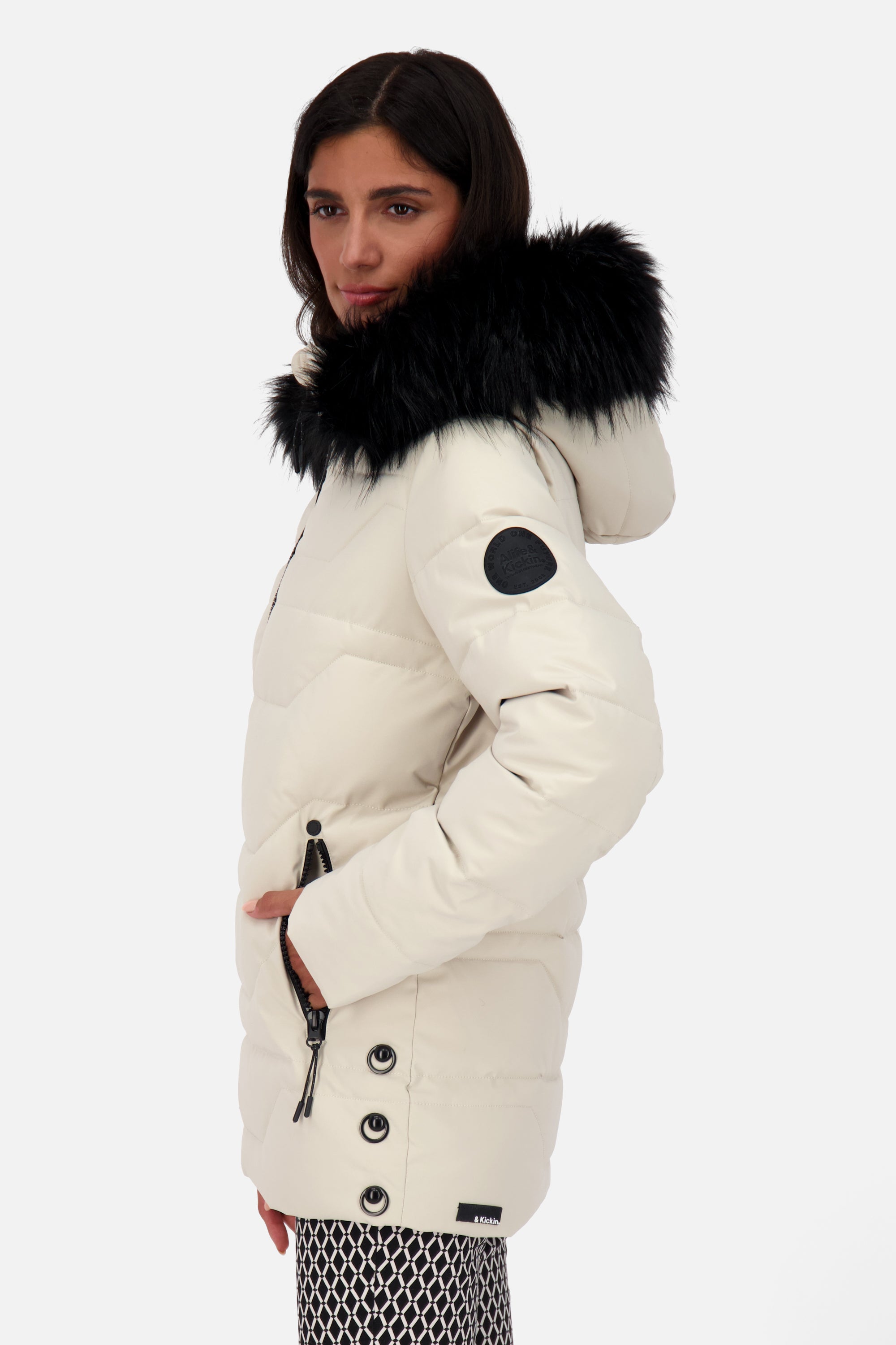 ZophiaAK A Puffer Jacket Beige