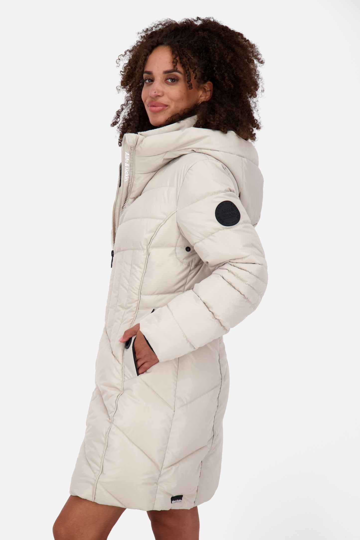 PriskaAK A Puffer Parka pumice