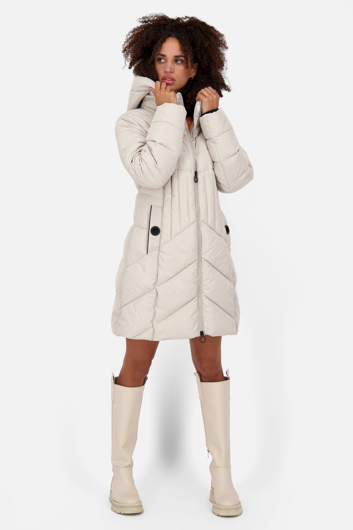 PriskaAK A Puffer Parka pumice