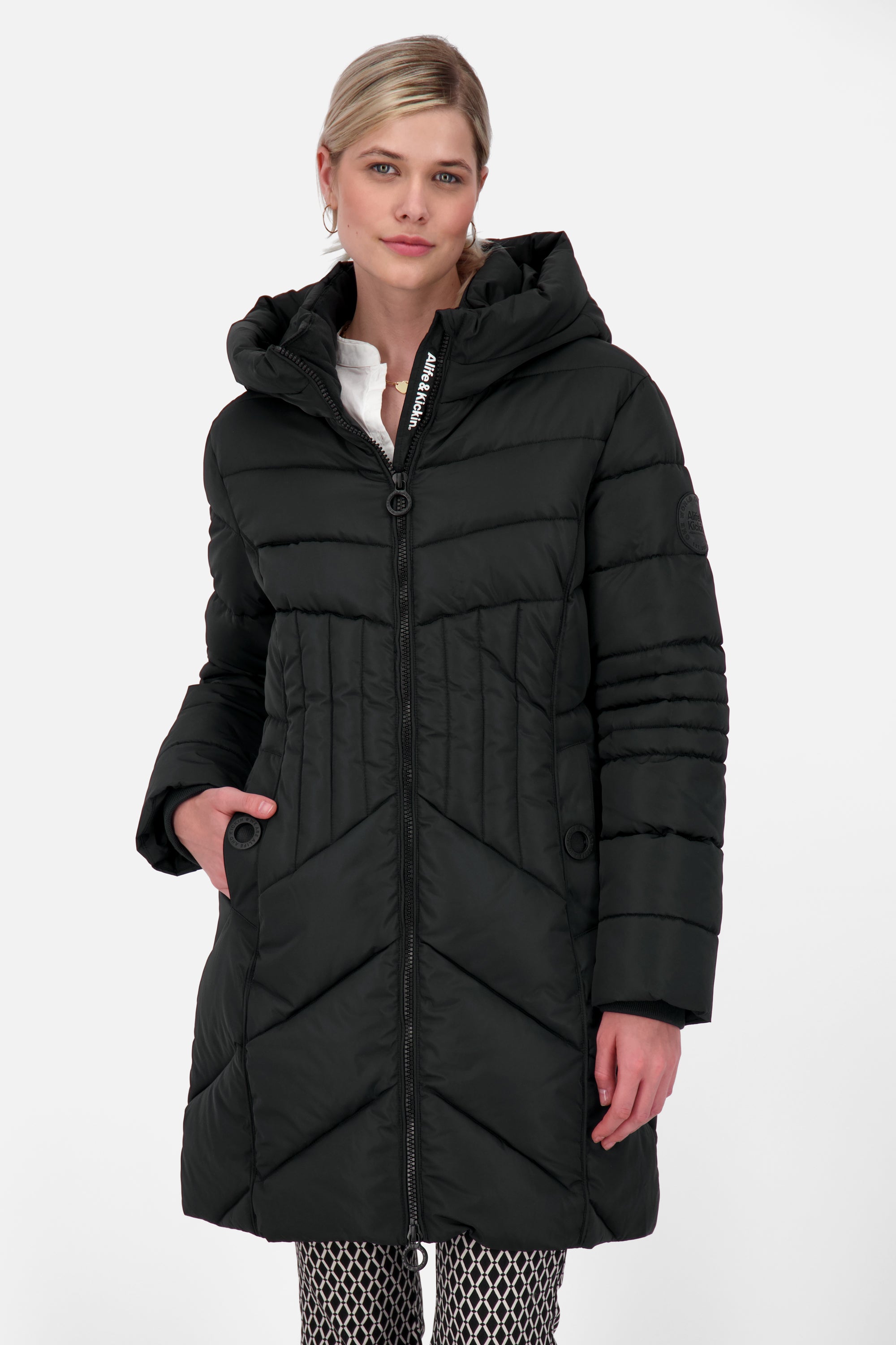 PriskaAK A Puffer Parka Schwarz