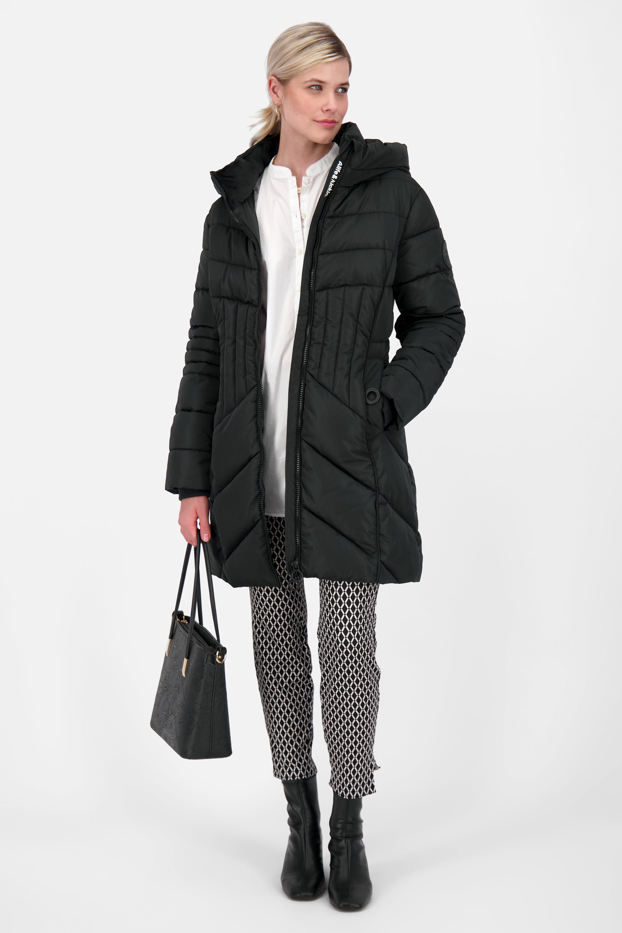 PriskaAK A Puffer Parka Schwarz