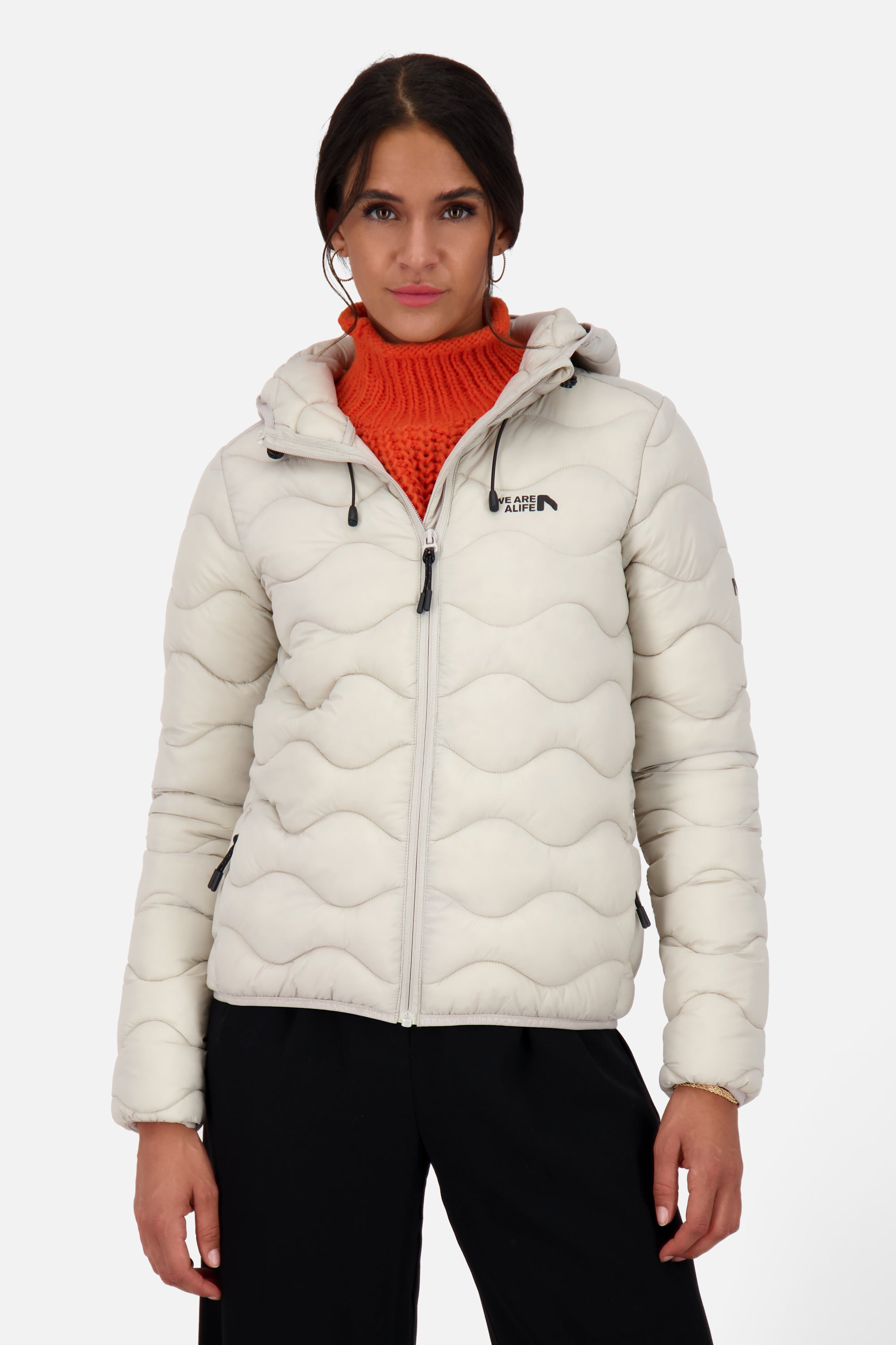 RoxanneAK A Puffer Jacket  Beige