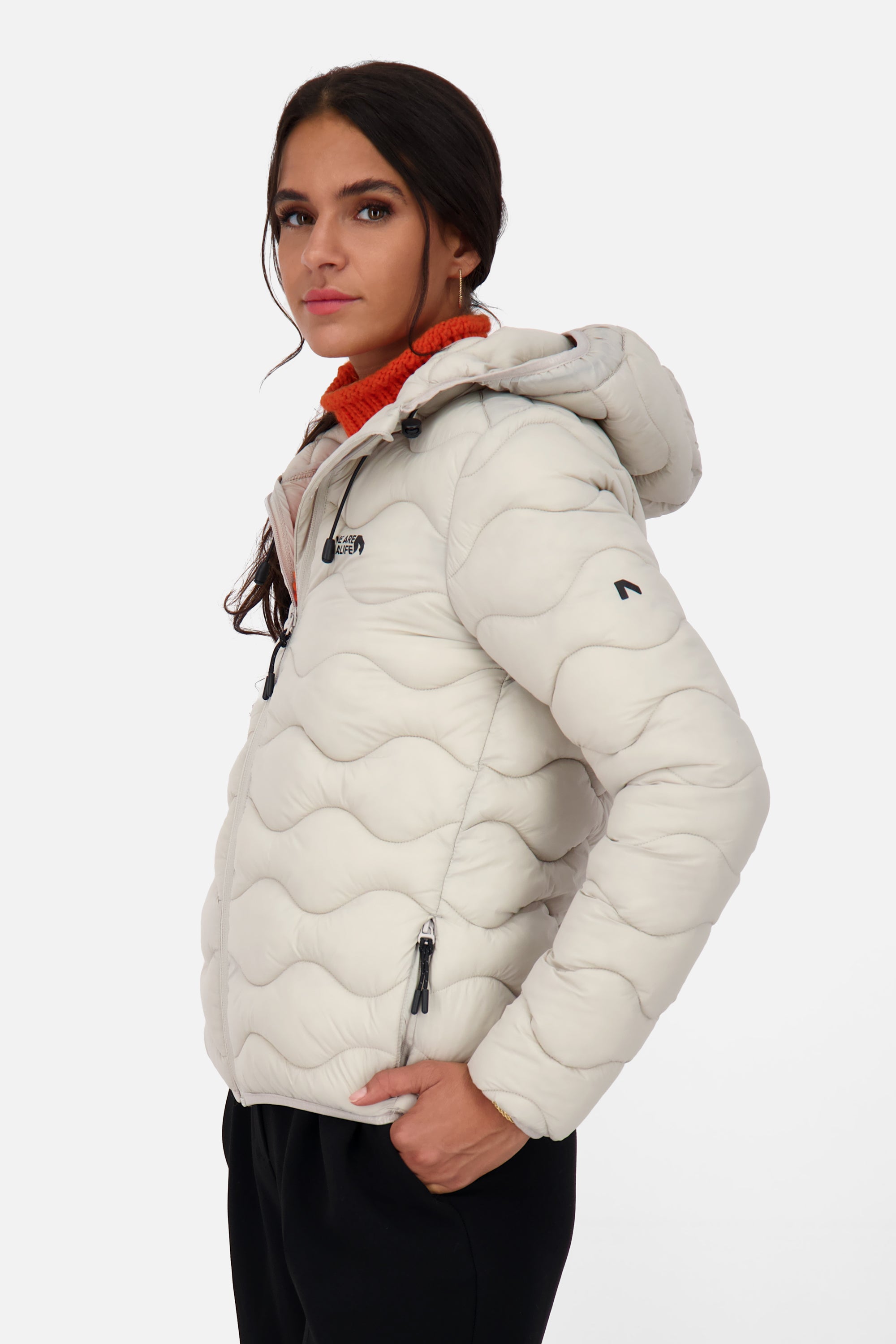 RoxanneAK A Puffer Jacket Beige