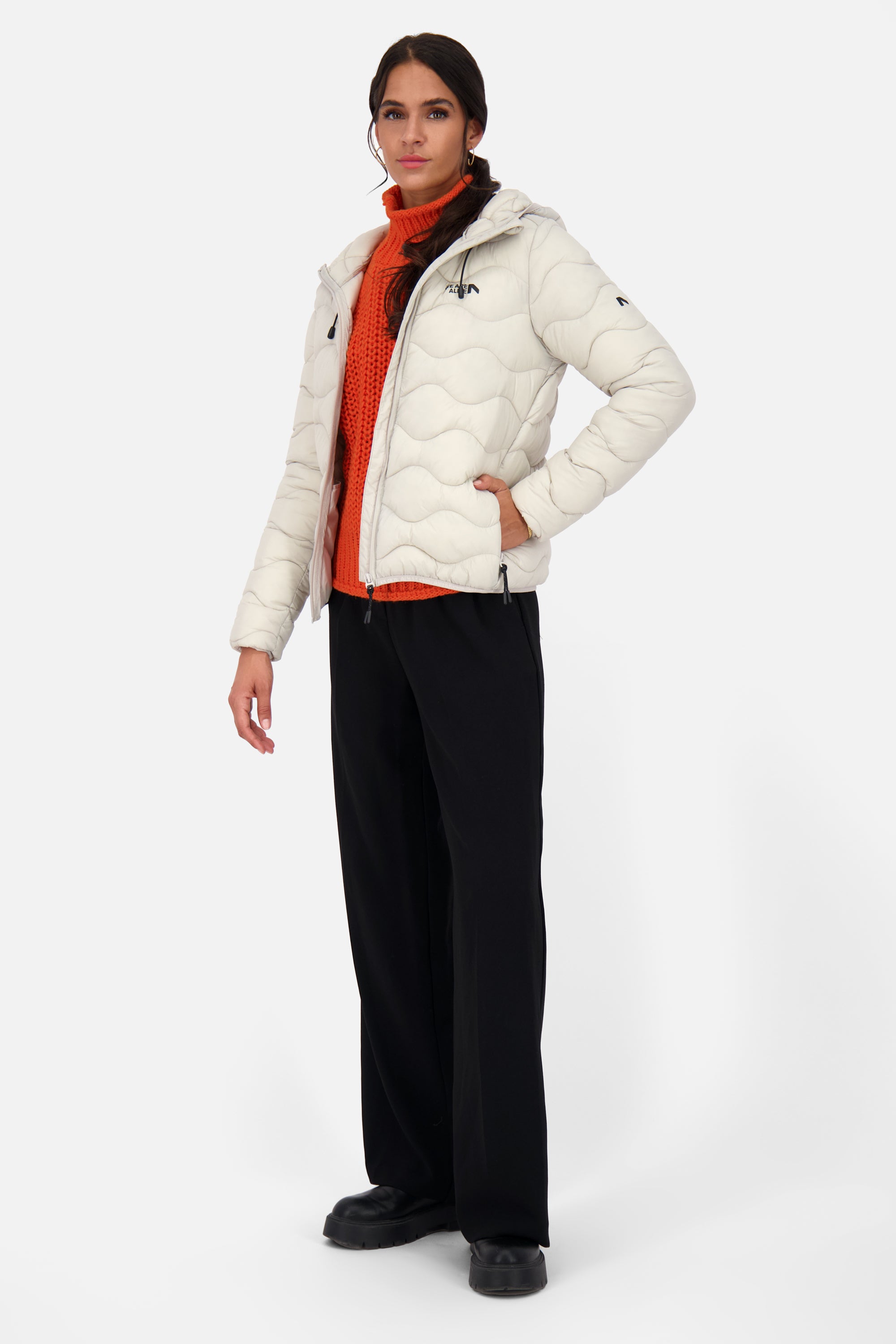 RoxanneAK A Puffer Jacket Beige