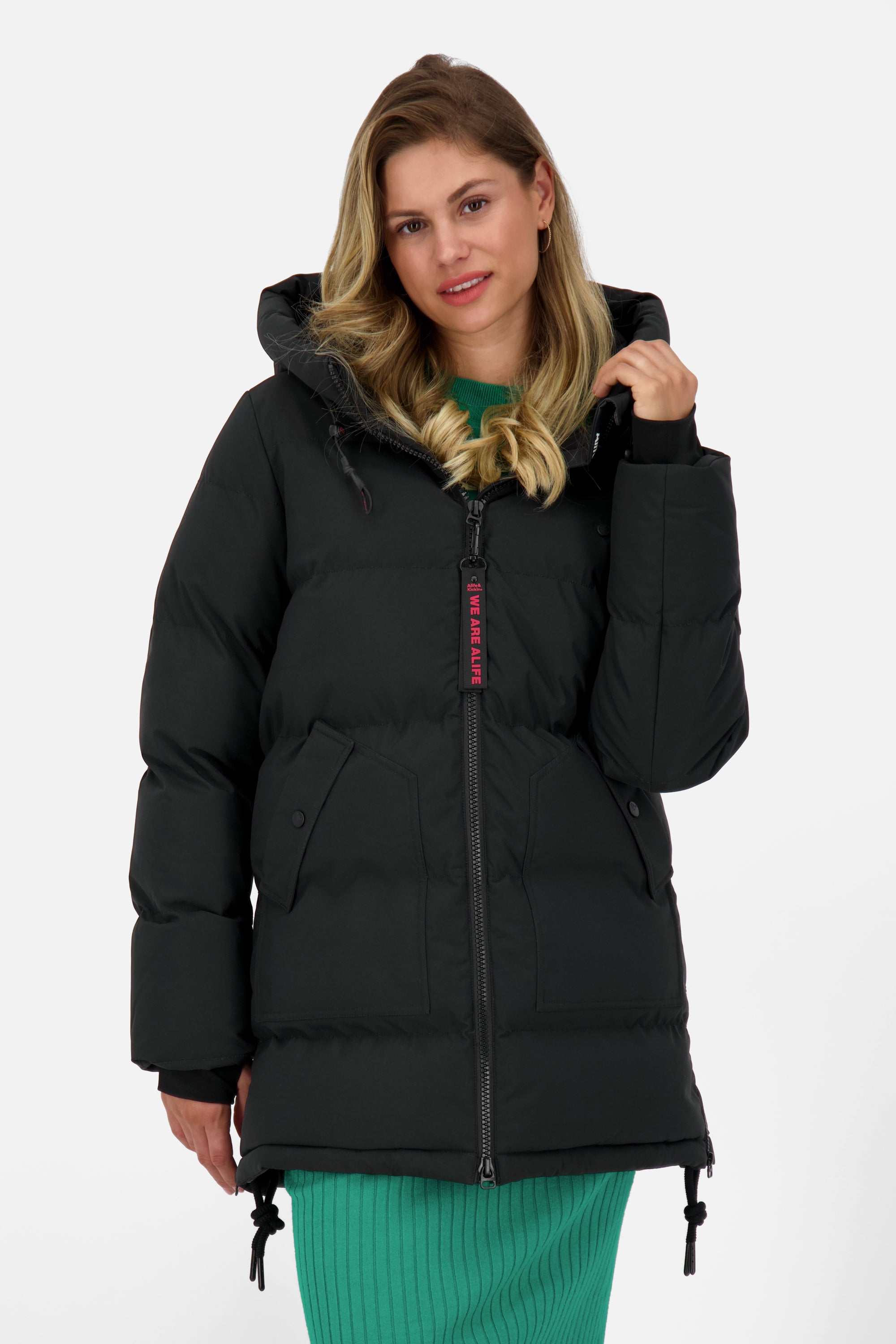 CathyAK A Puffer Parka  Schwarz