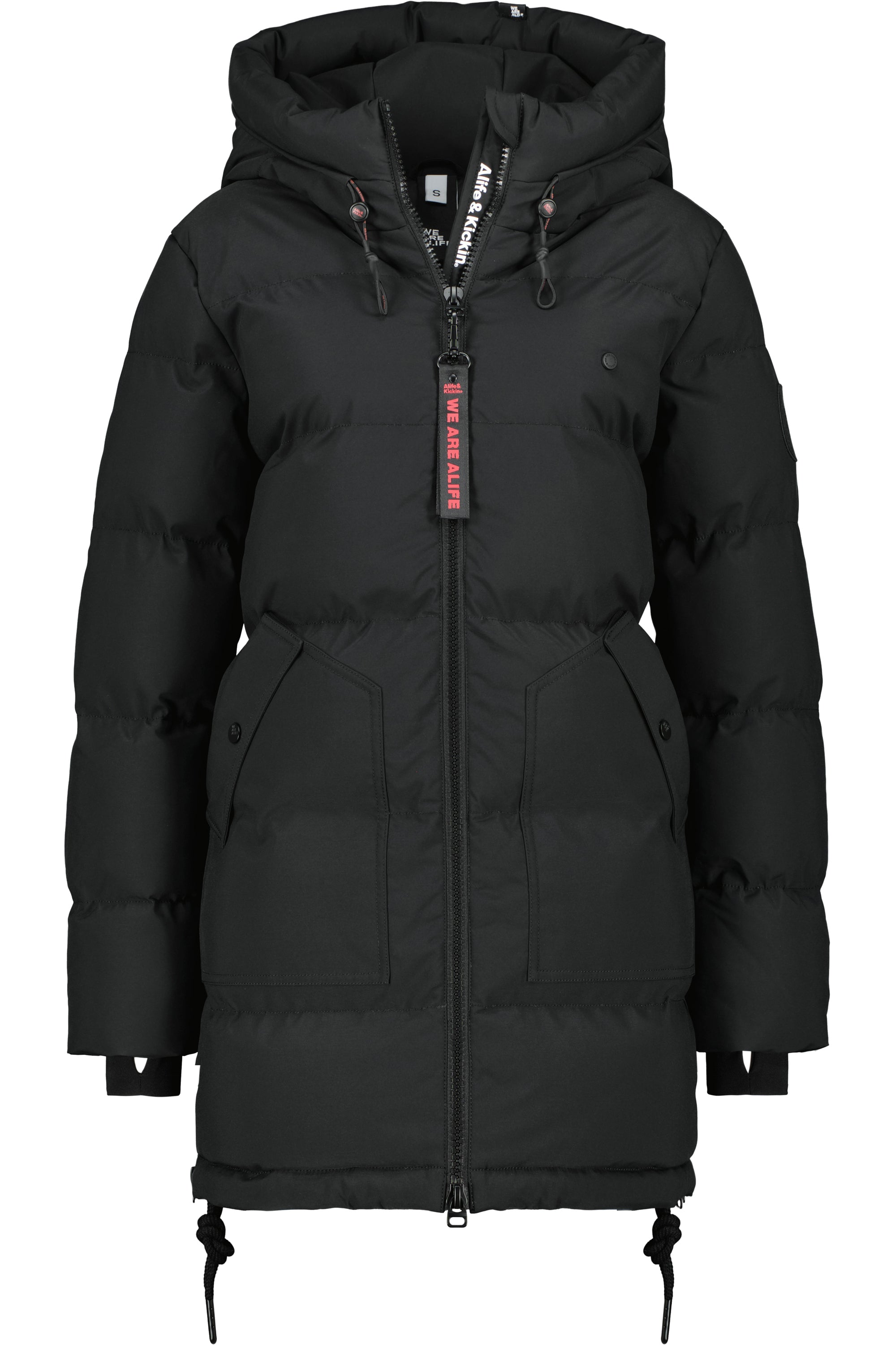 CathyAK A Puffer Parka  Schwarz