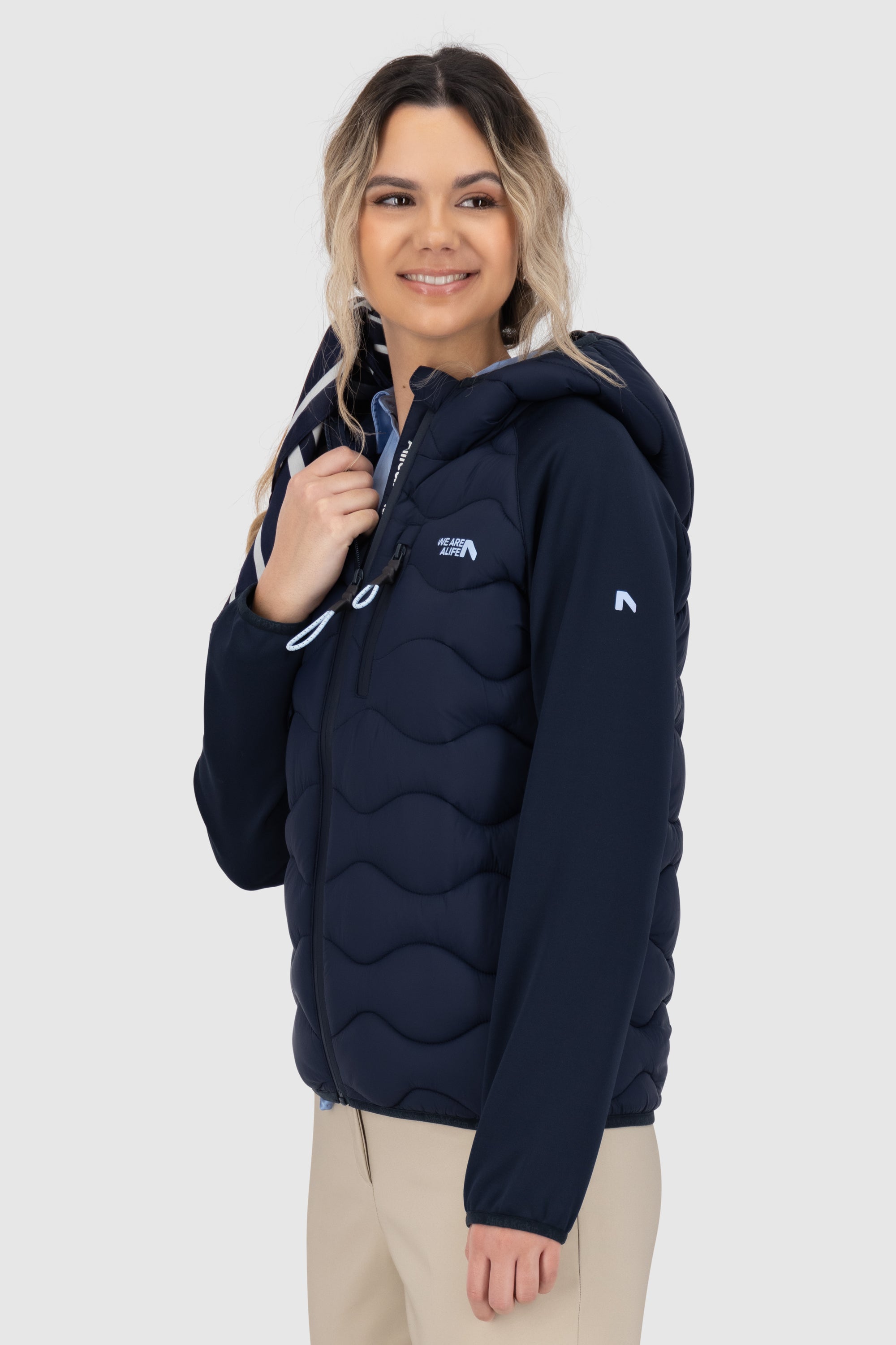 ArwenAK A Hybrid Jacket Dunkelblau