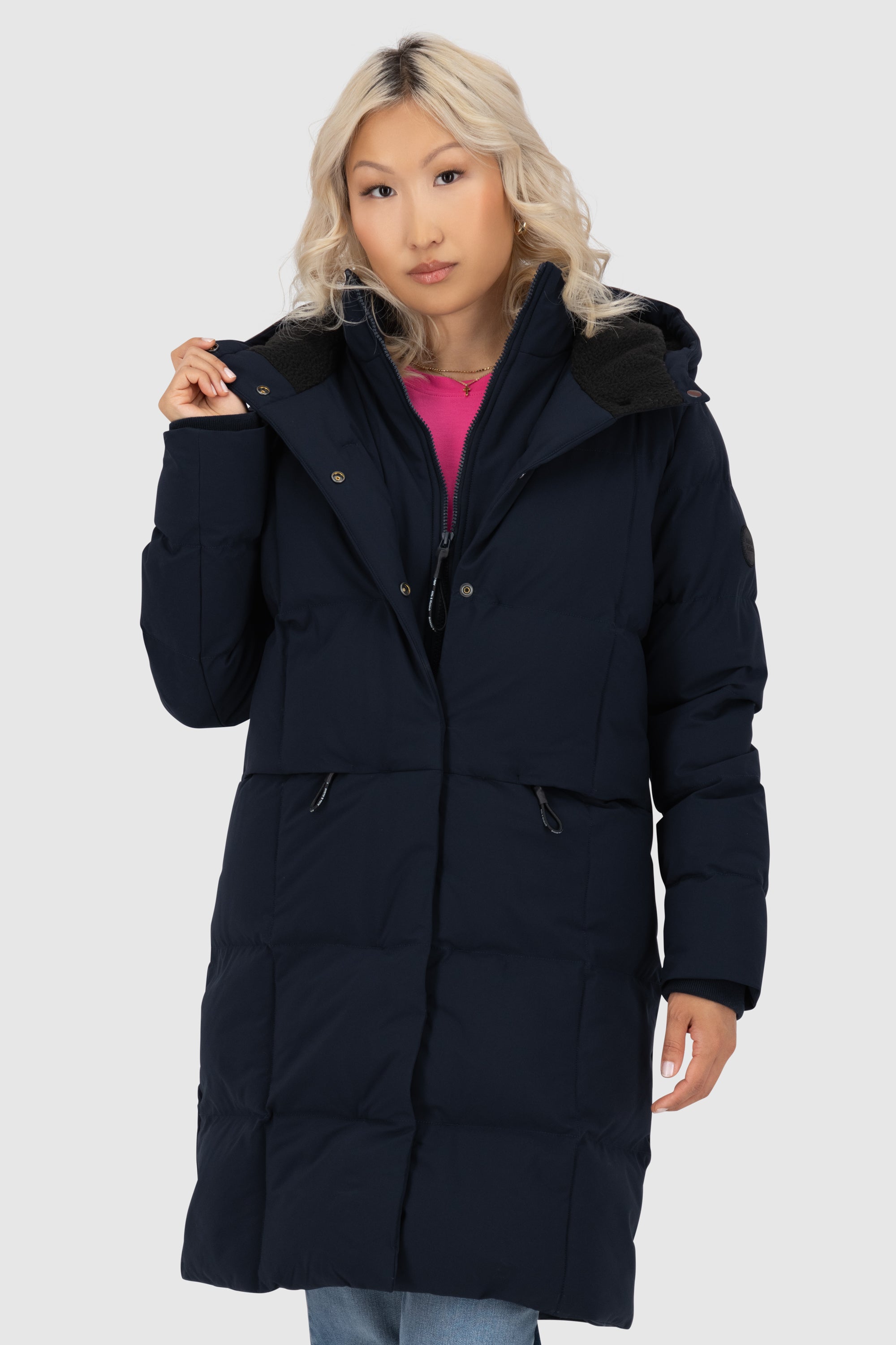 EdithAK A Puffer Parka Dunkelblau