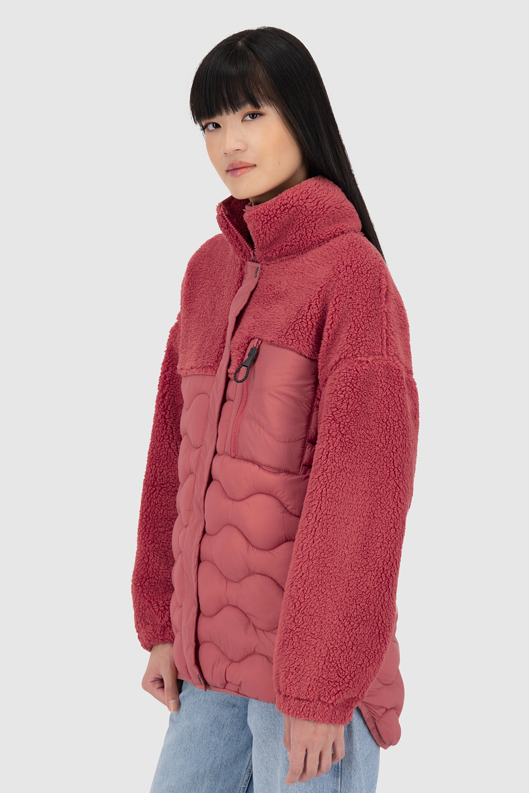 EveAK G Teddy Jacket Rot