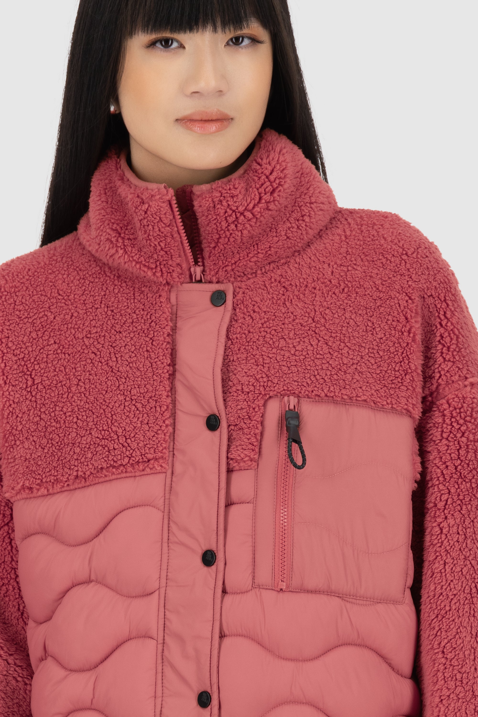 EveAK G Teddy Jacket Rot