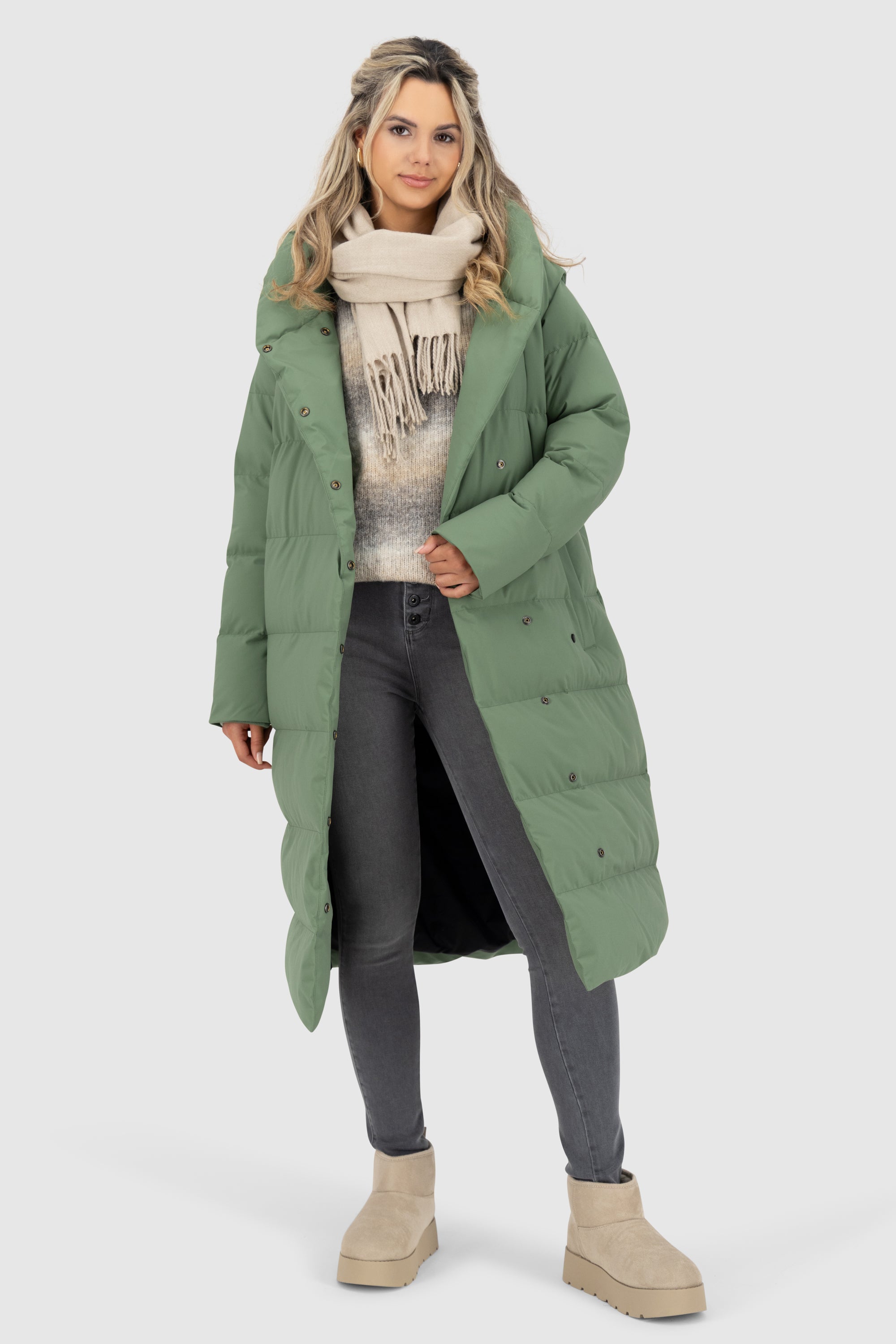 FleurAK A Puffer Coat Grün