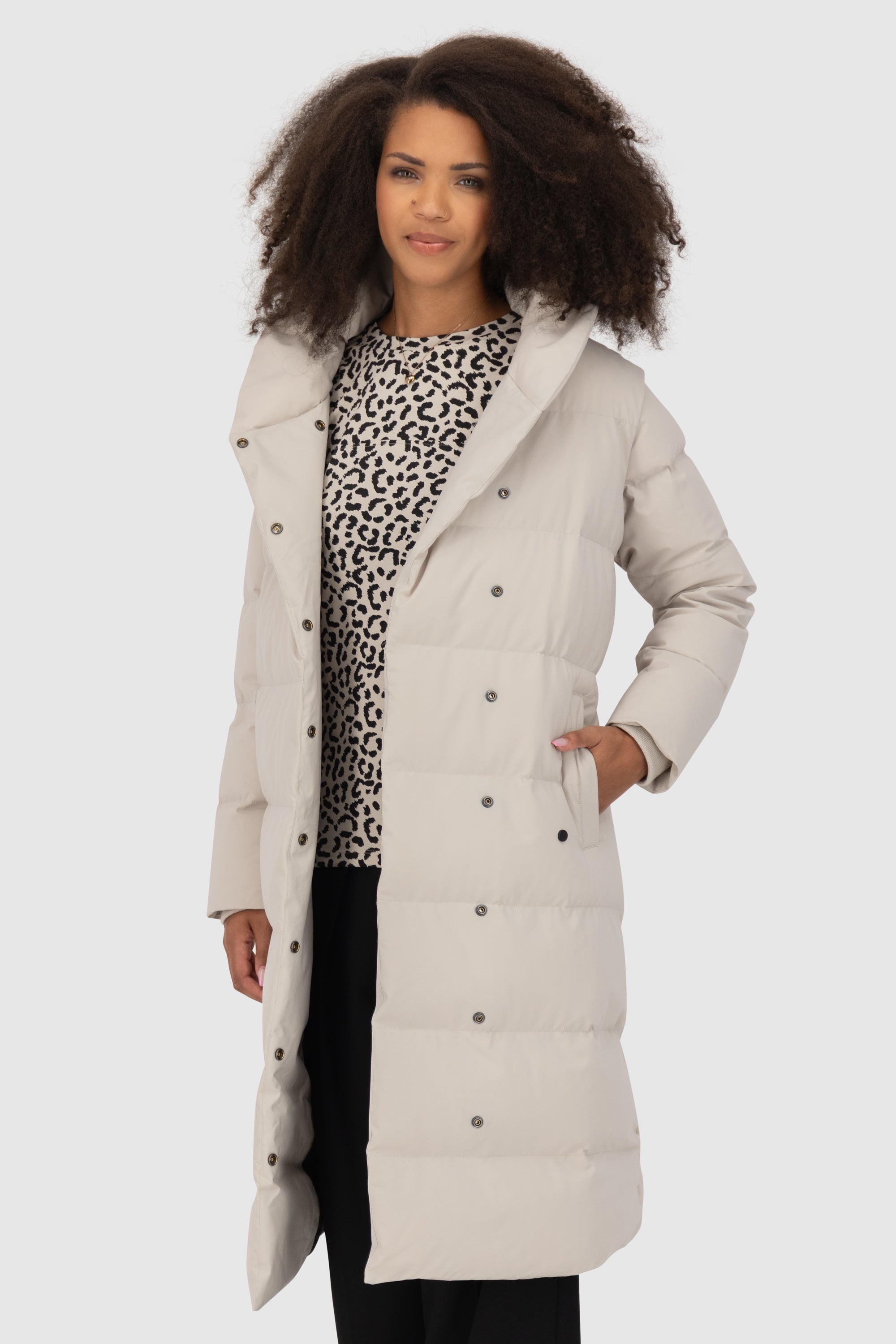 FleurAK A Puffer Coat Beige