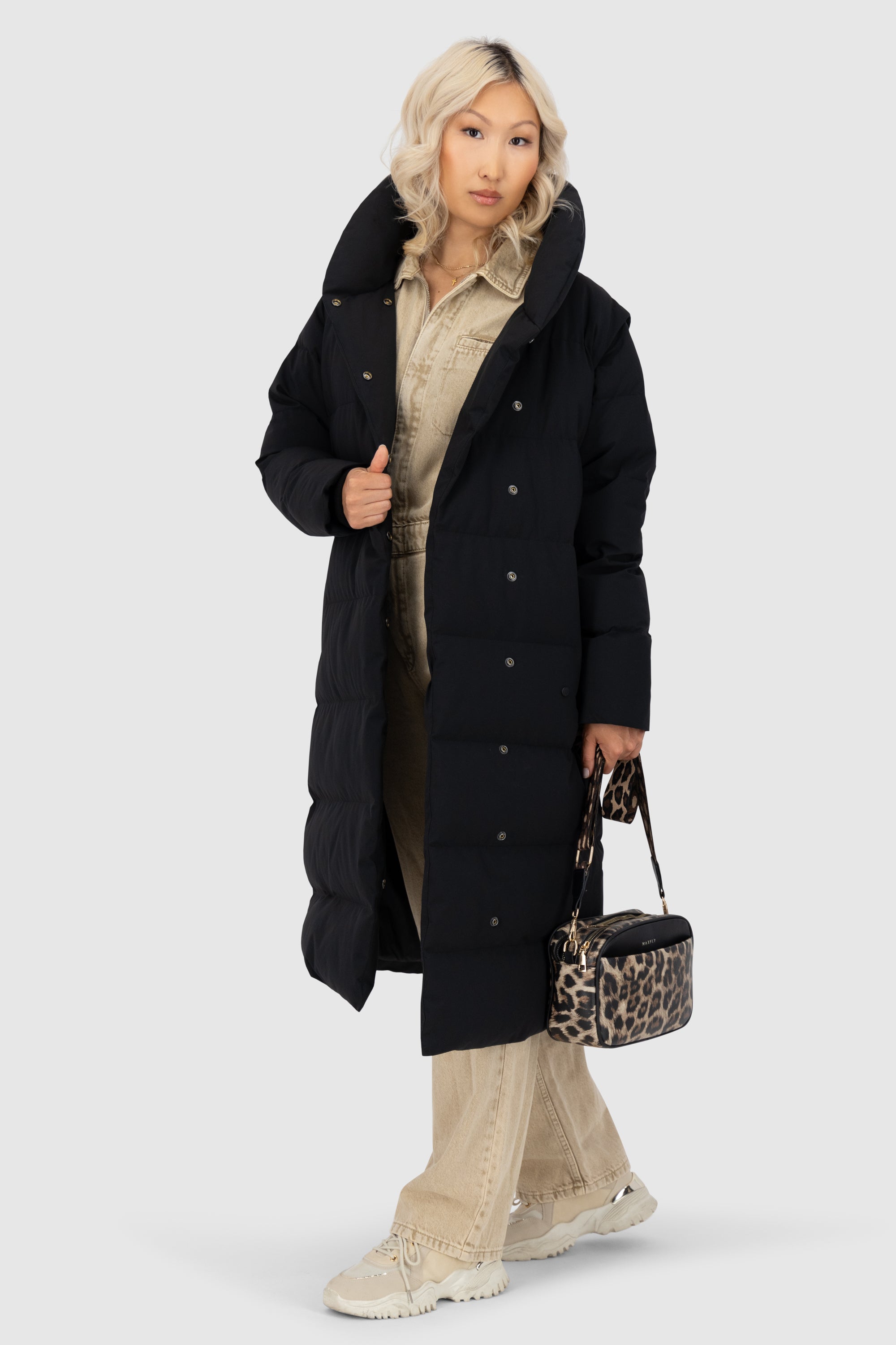 FleurAK A Puffer Coat Schwarz