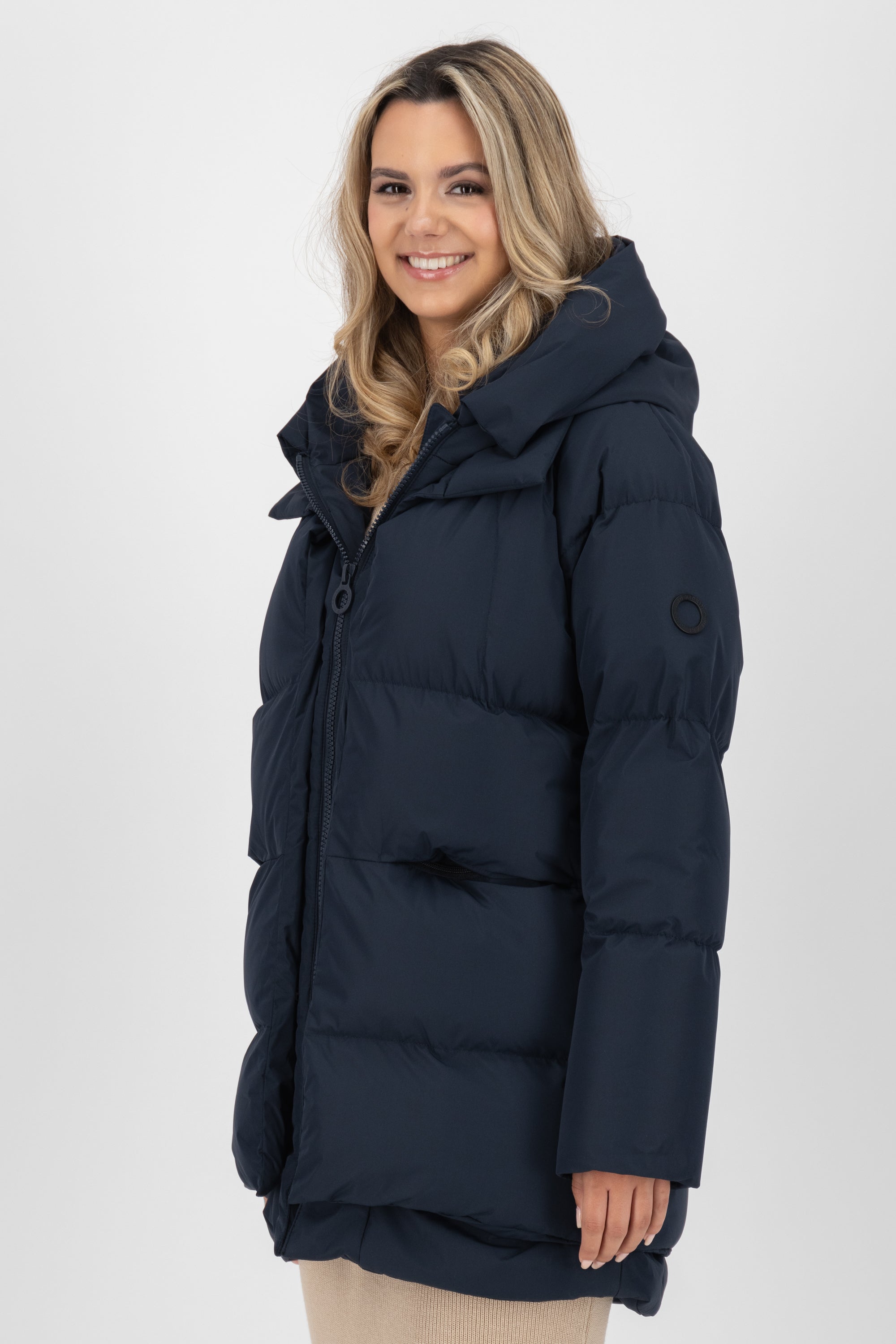 LykkeAK A Puffer Parka Dunkelblau