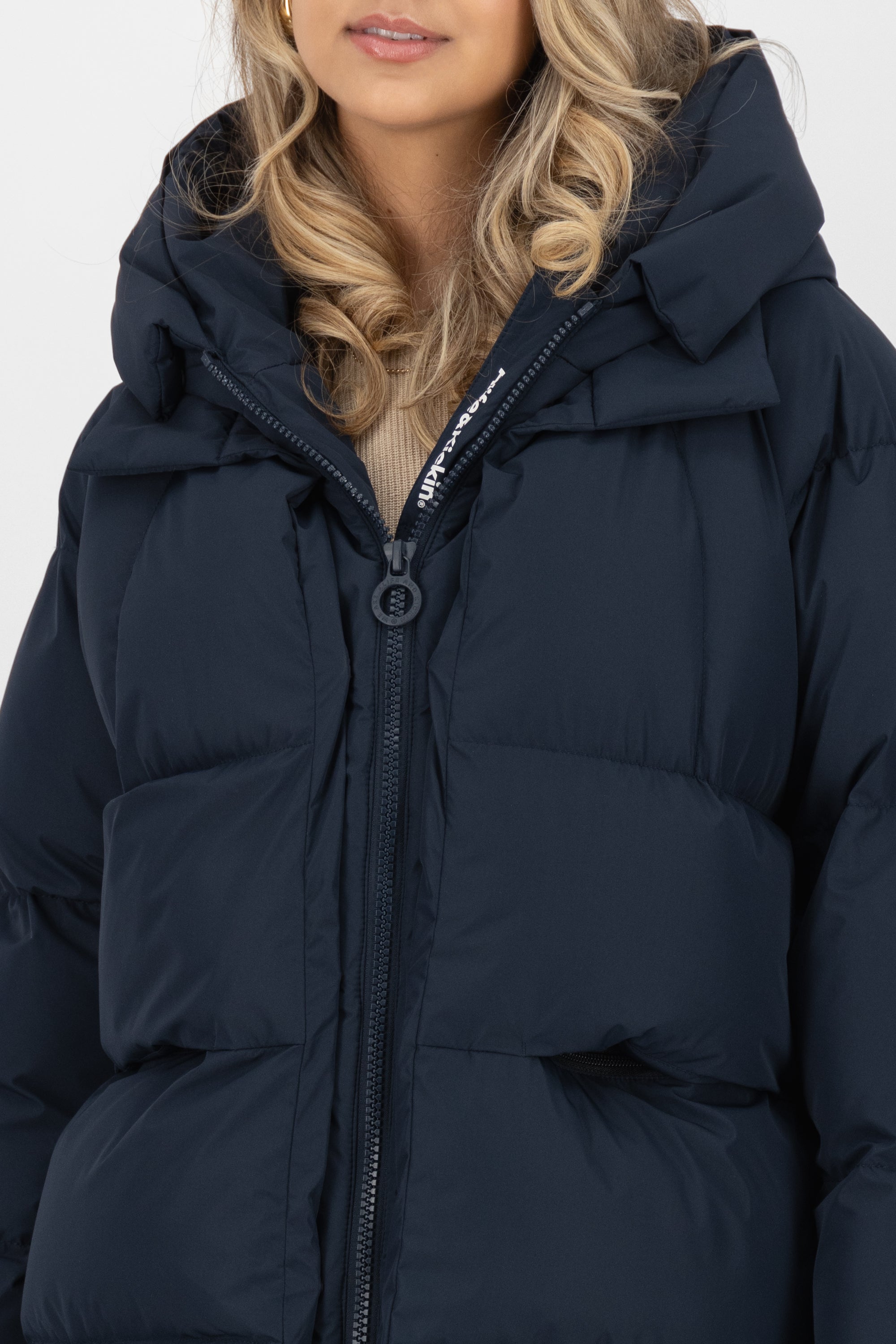 LykkeAK A Puffer Parka Dunkelblau