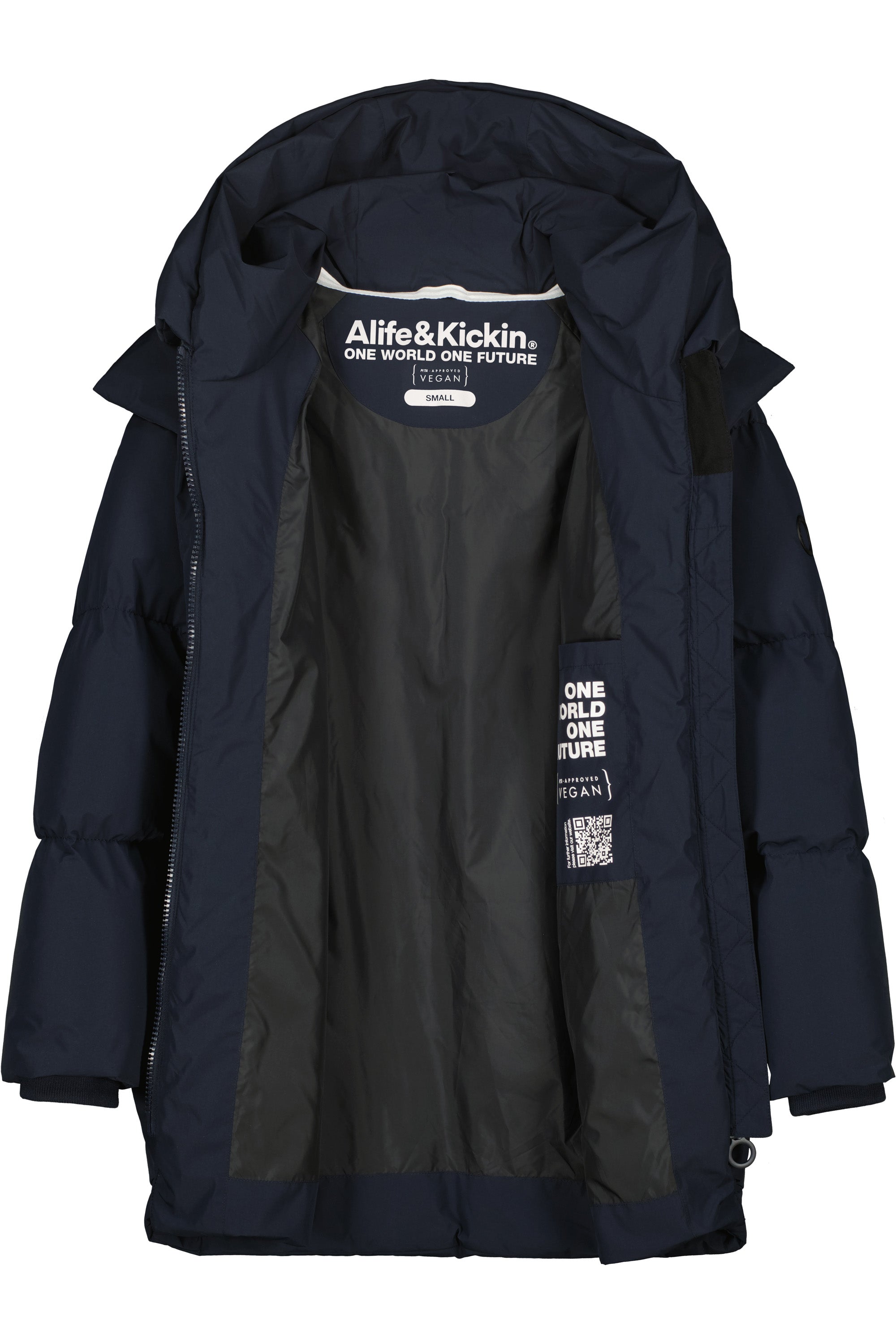 LykkeAK A Puffer Parka Dunkelblau