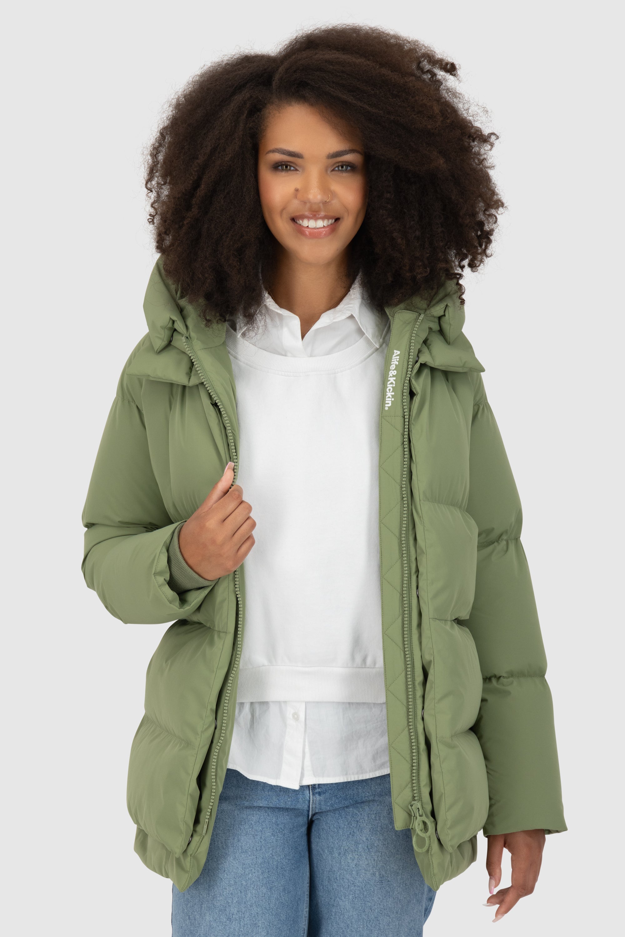LykkeAK A Puffer Parka Grün