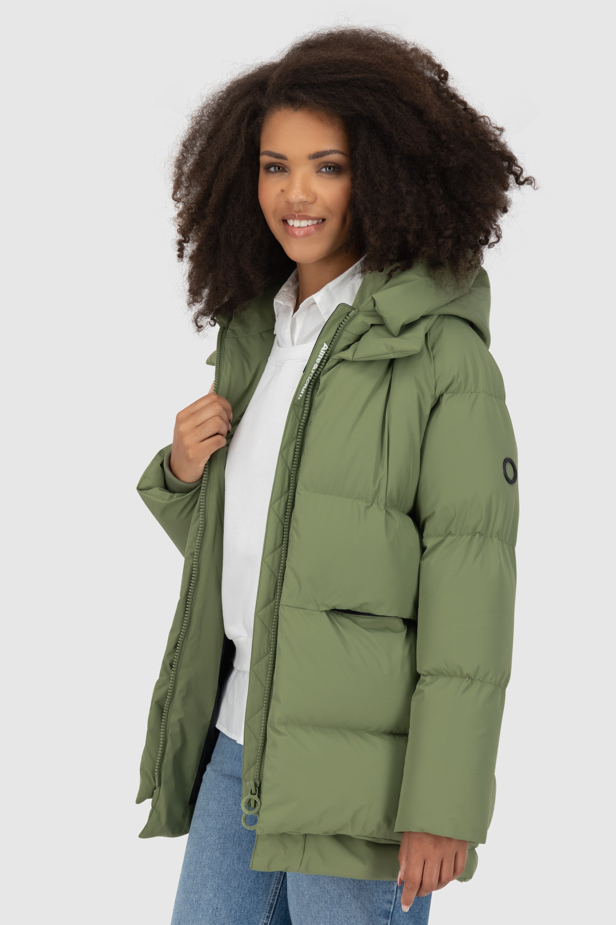 LykkeAK A Puffer Parka Grün