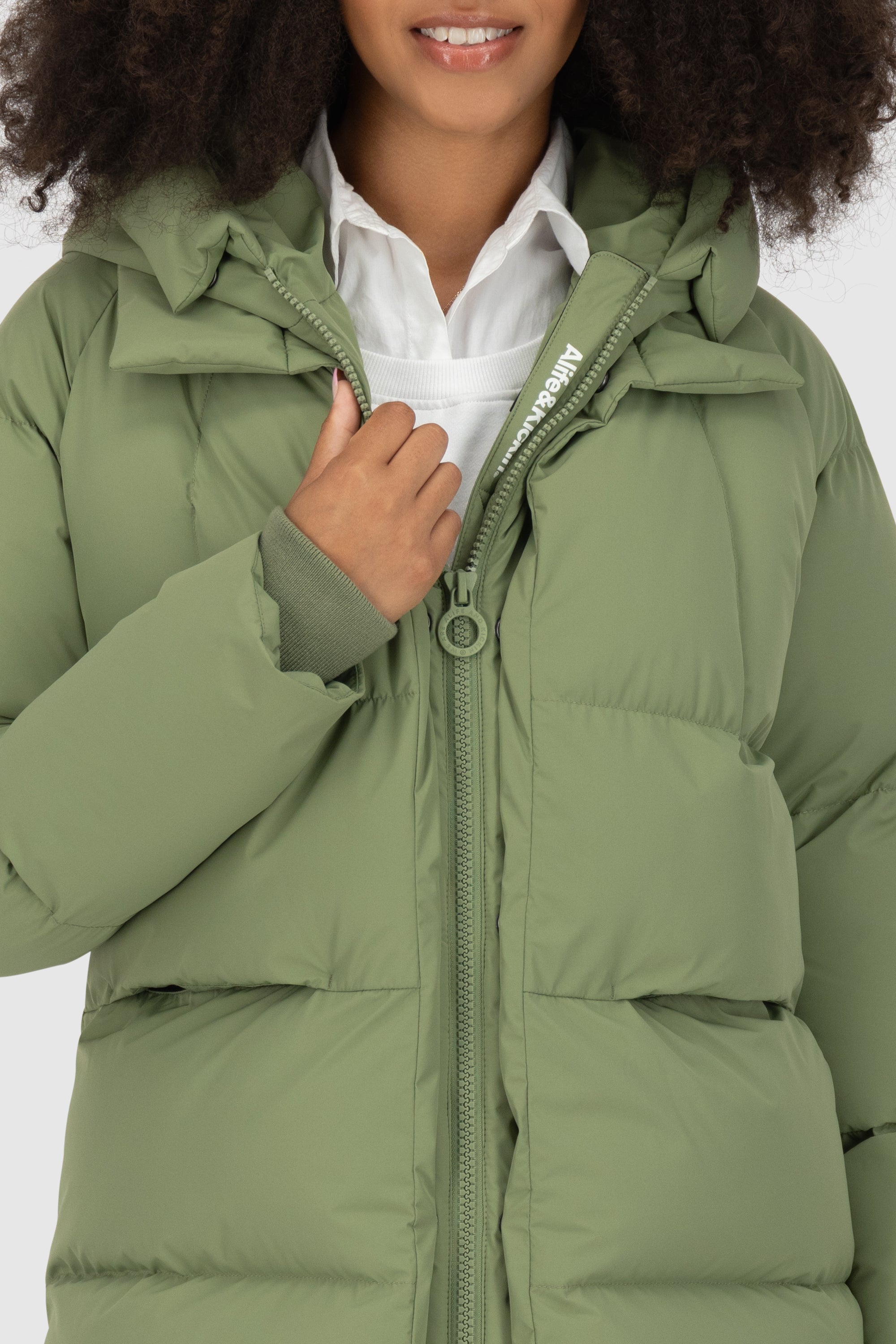 LykkeAK A Puffer Parka Grün