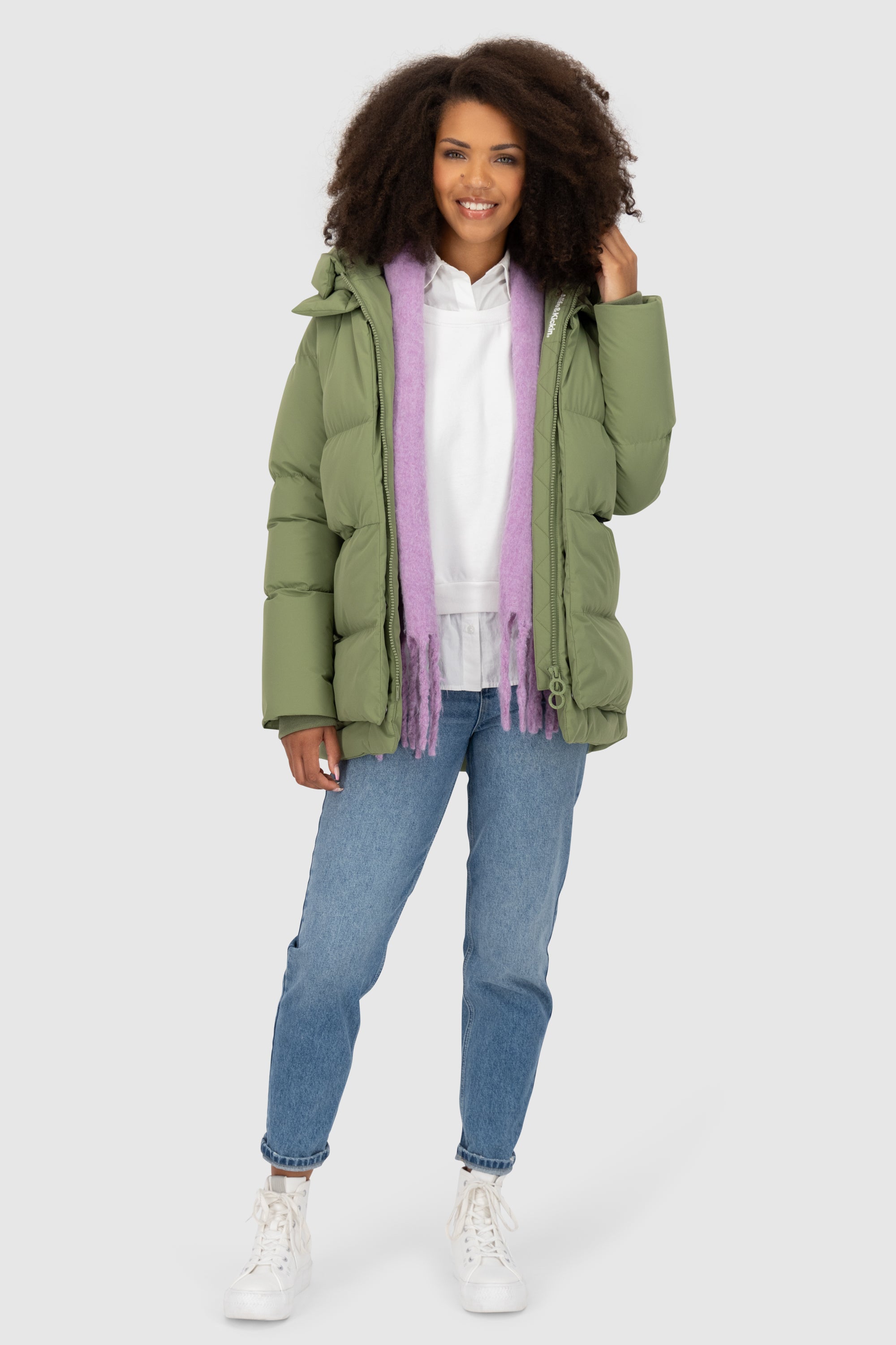 LykkeAK A Puffer Parka Grün