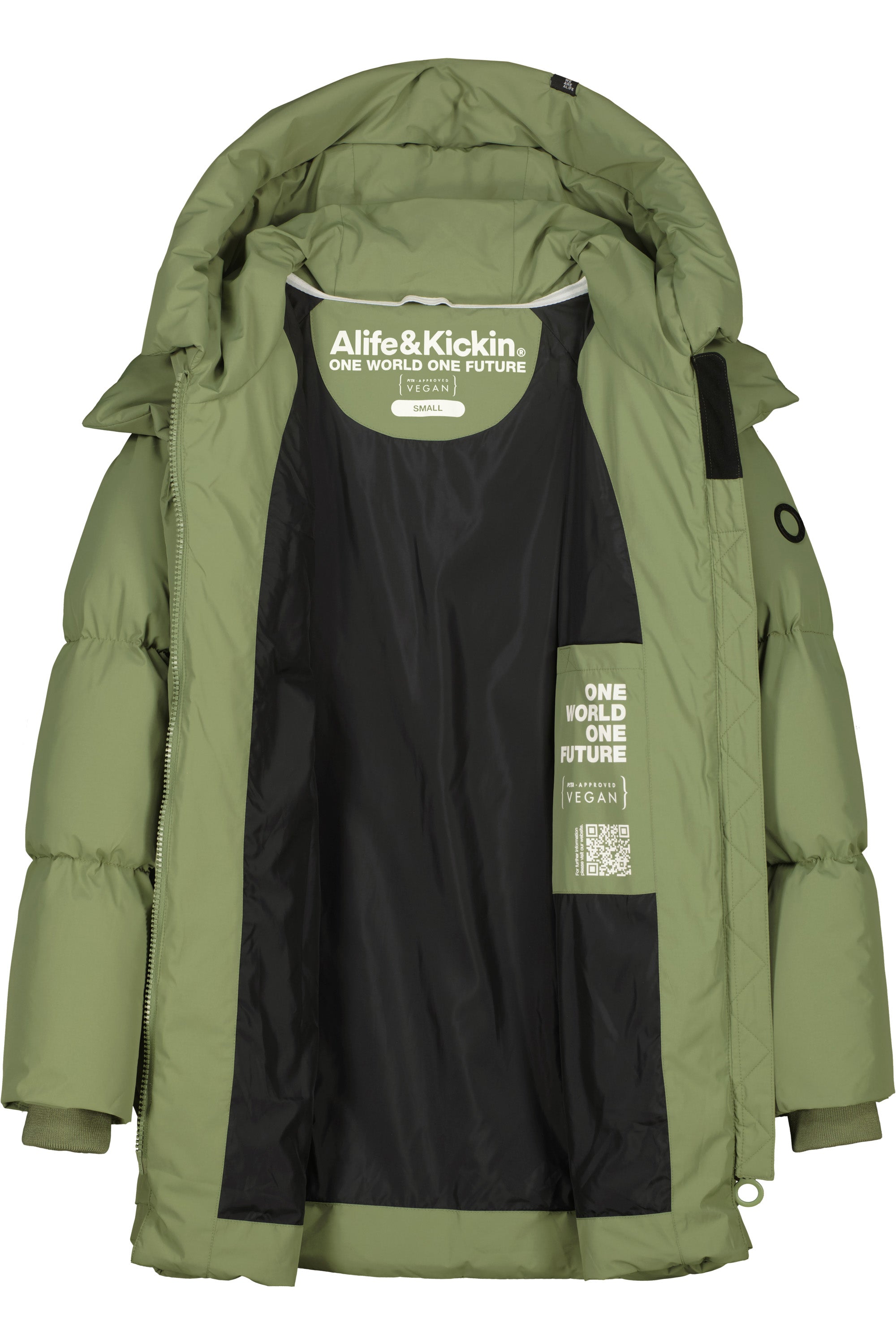 LykkeAK A Puffer Parka Grün