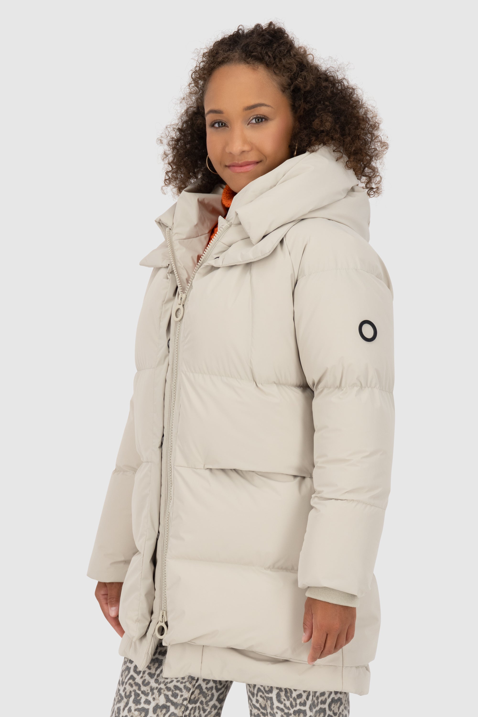 LykkeAK A Puffer Parka Beige