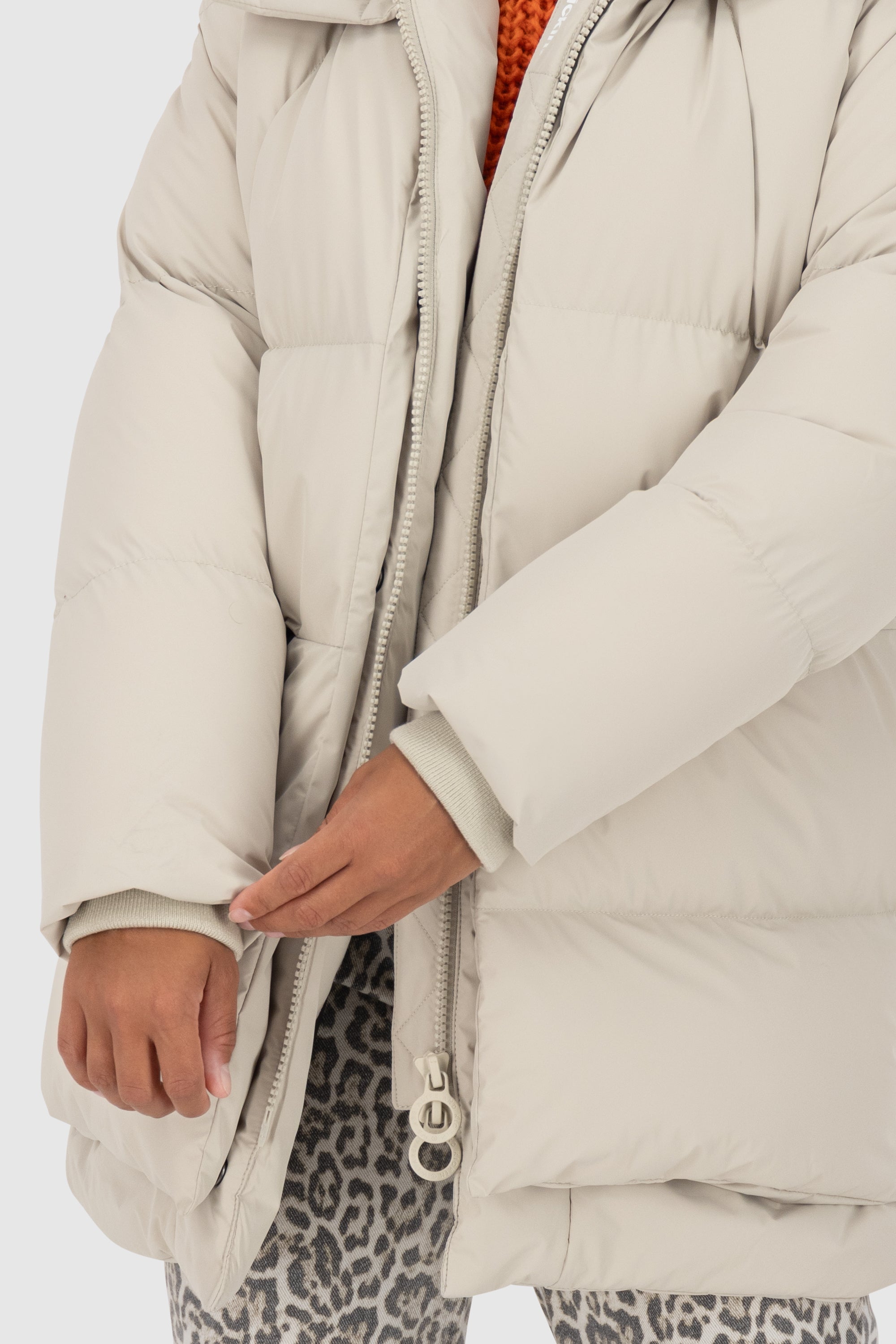LykkeAK A Puffer Parka Beige
