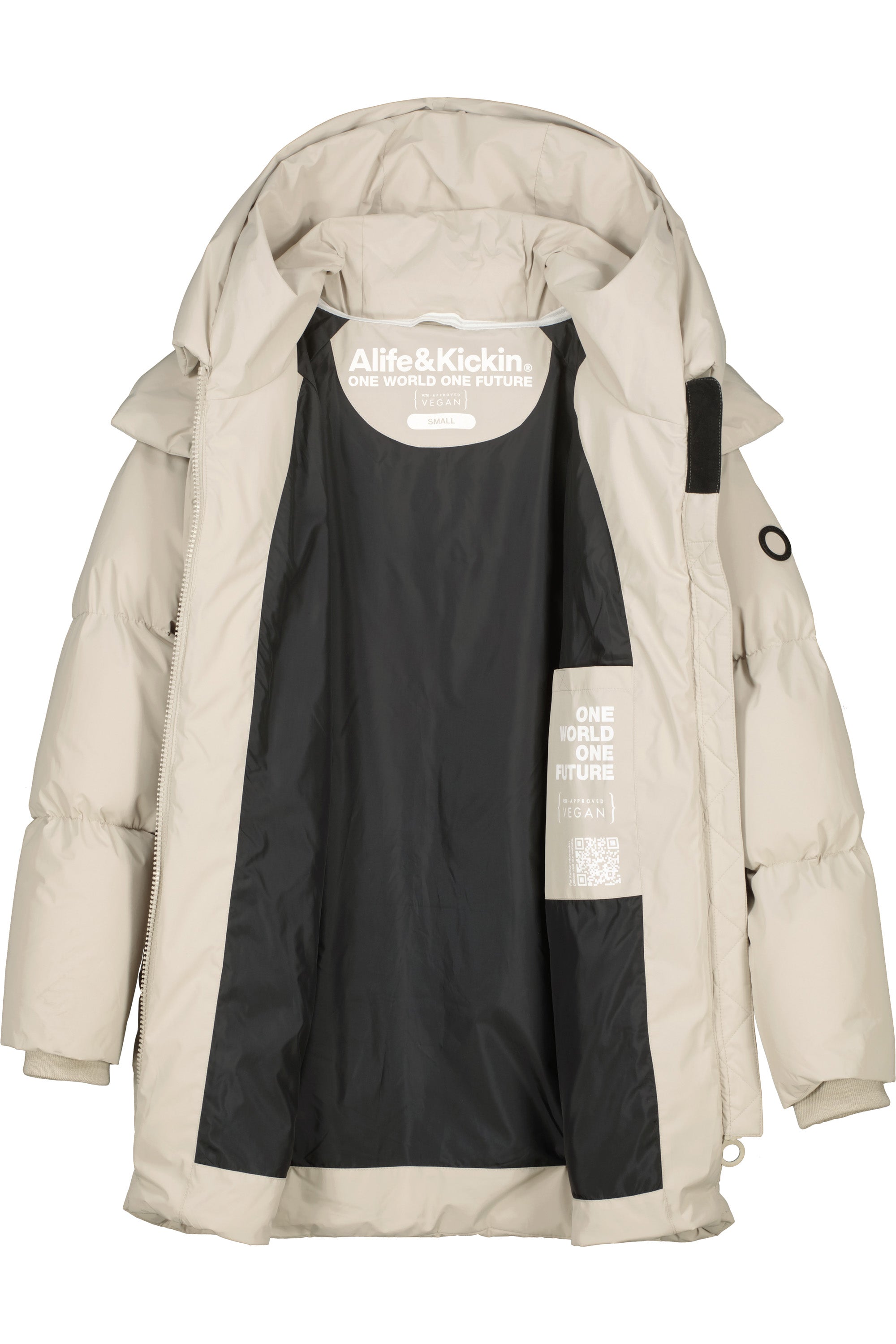 LykkeAK A Puffer Parka Beige