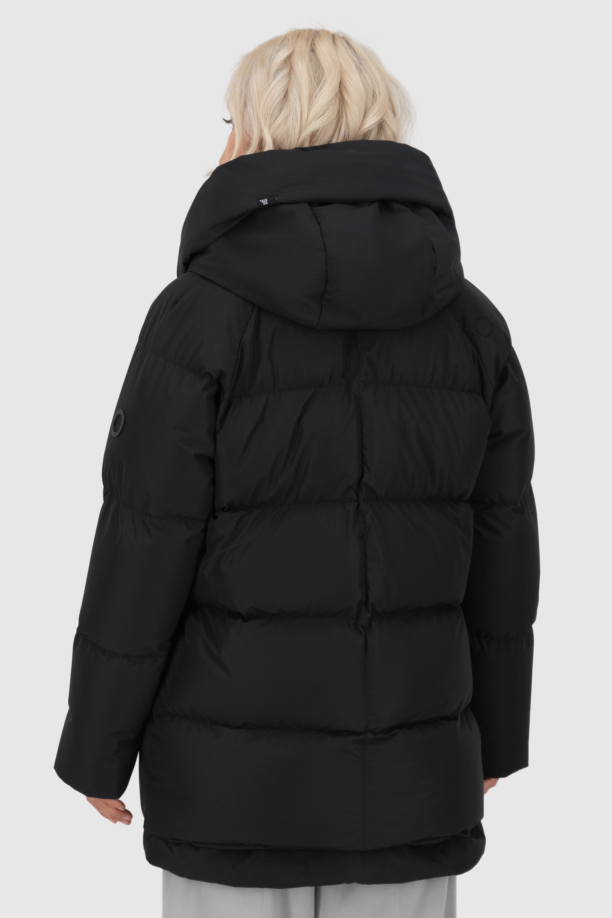 LykkeAK A Puffer Parka Schwarz