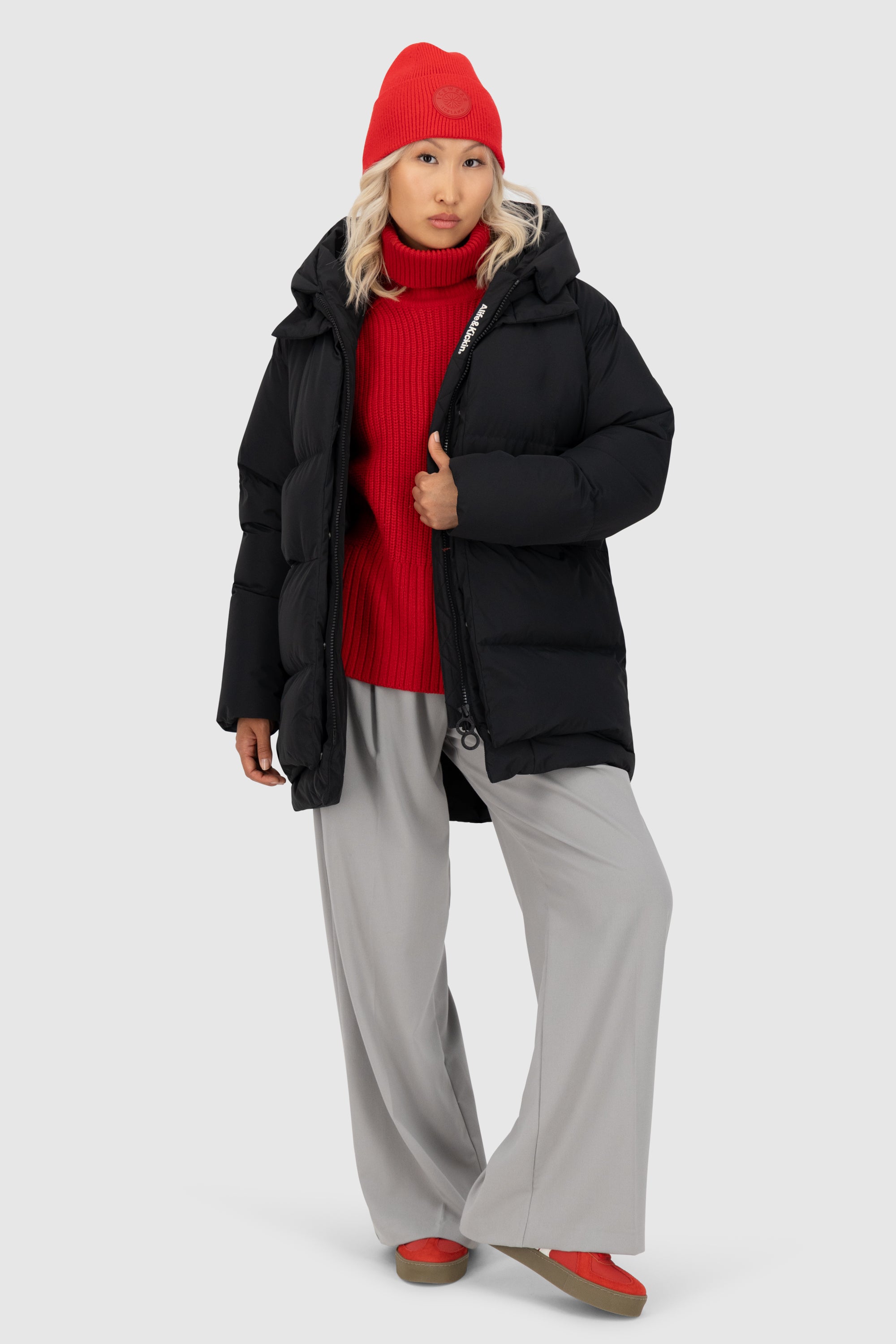 LykkeAK A Puffer Parka Schwarz