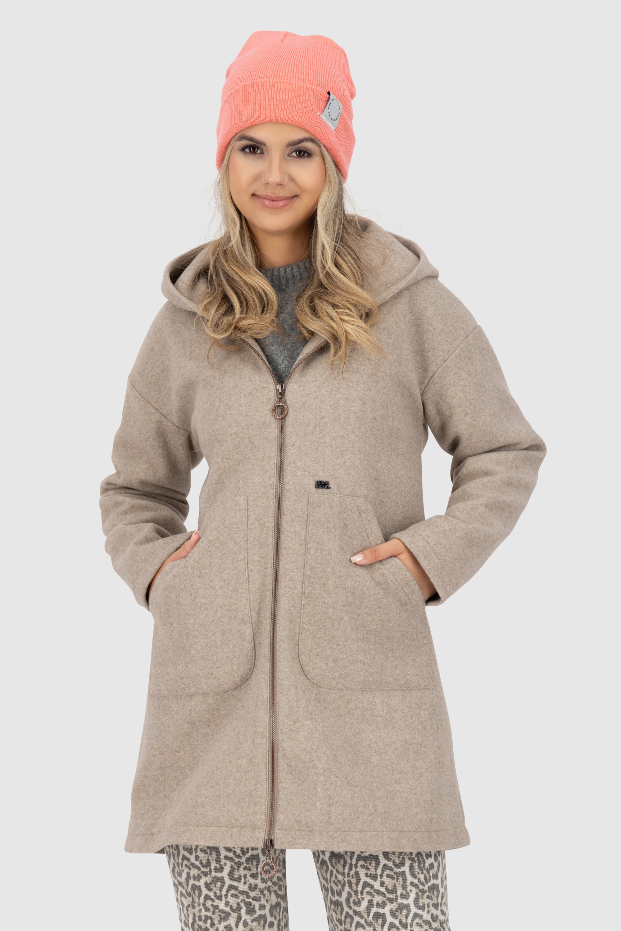LilithAK J Felt Coat Beige