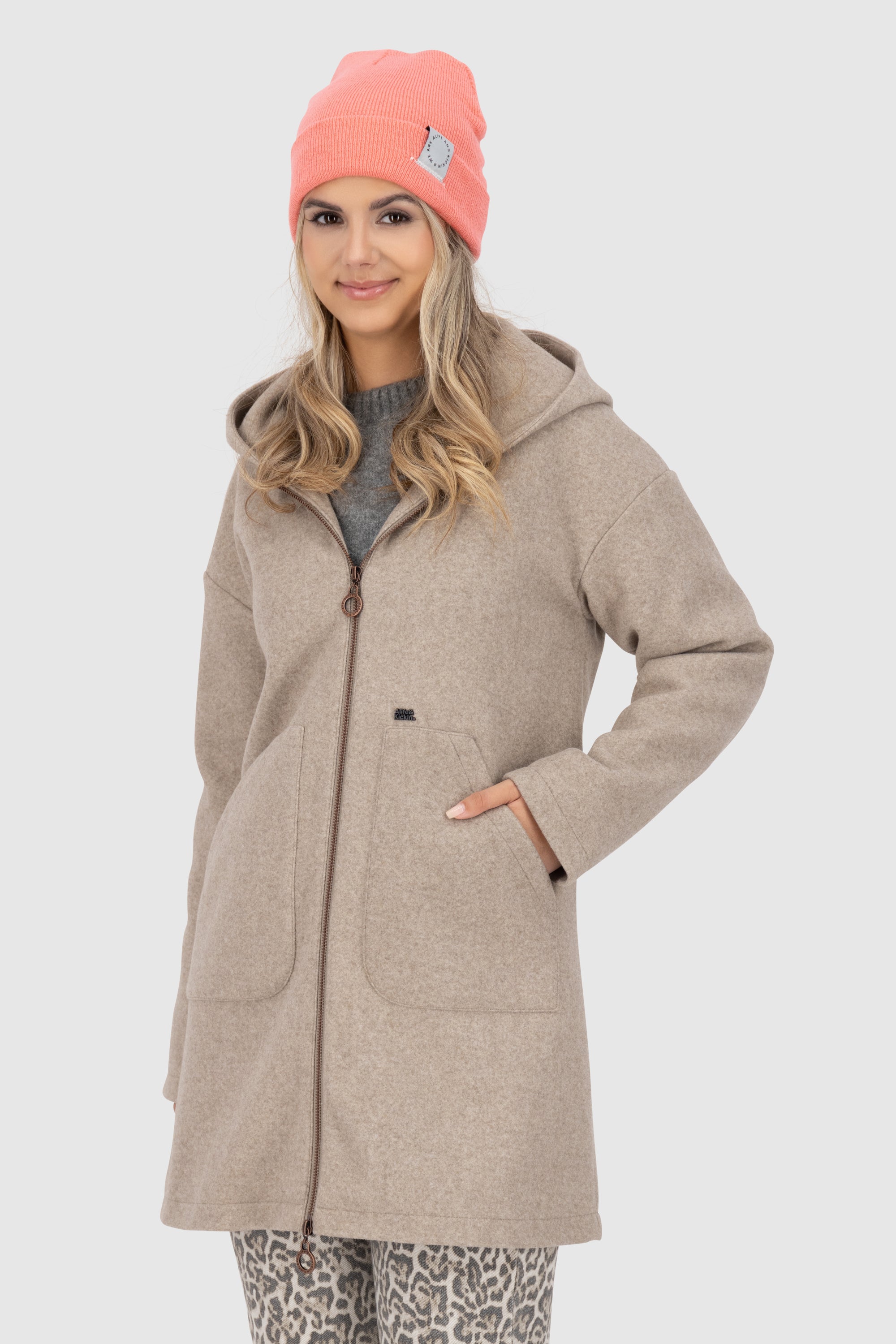 LilithAK J Felt Coat Beige