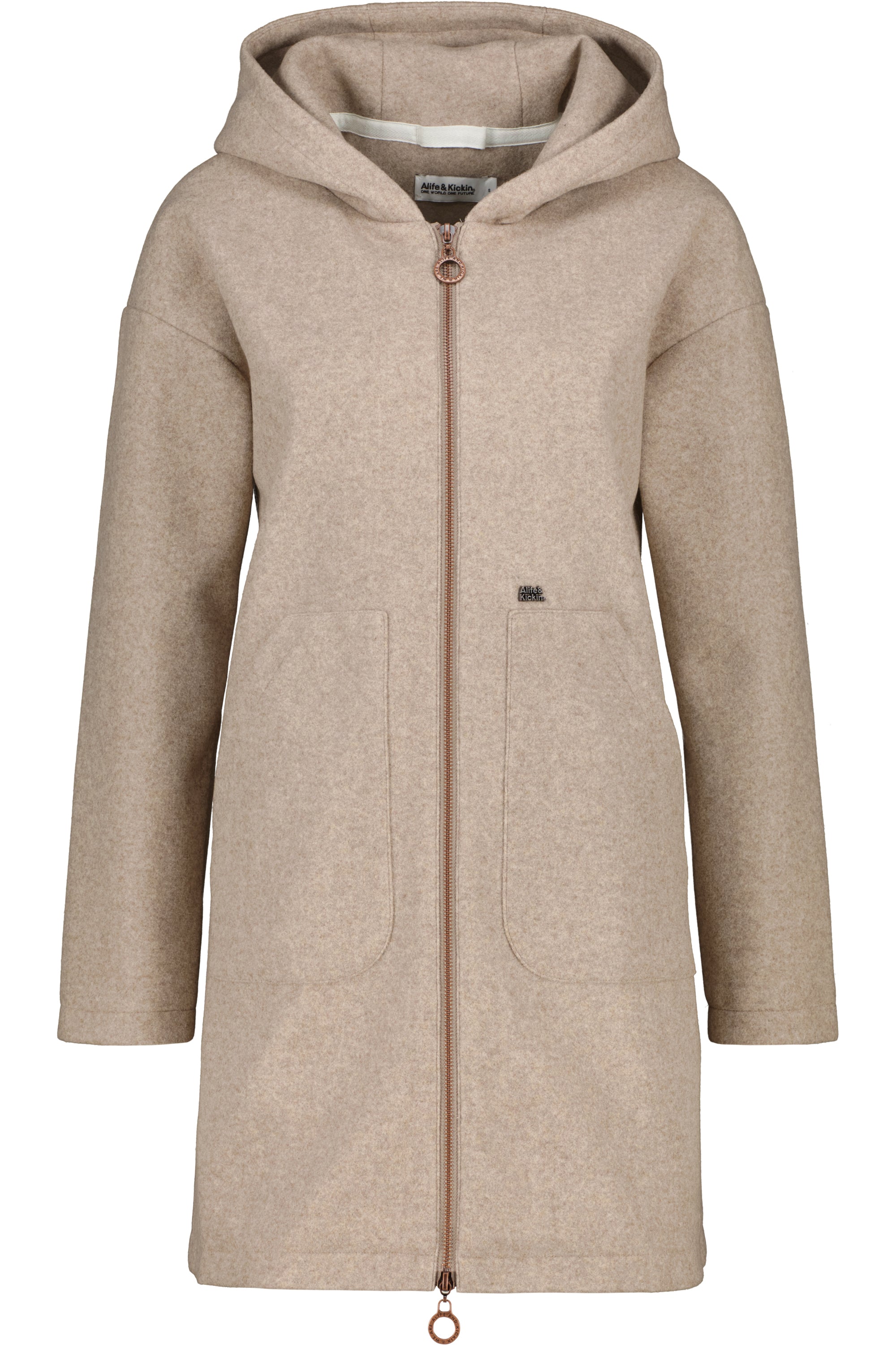 LilithAK J Felt Coat Beige