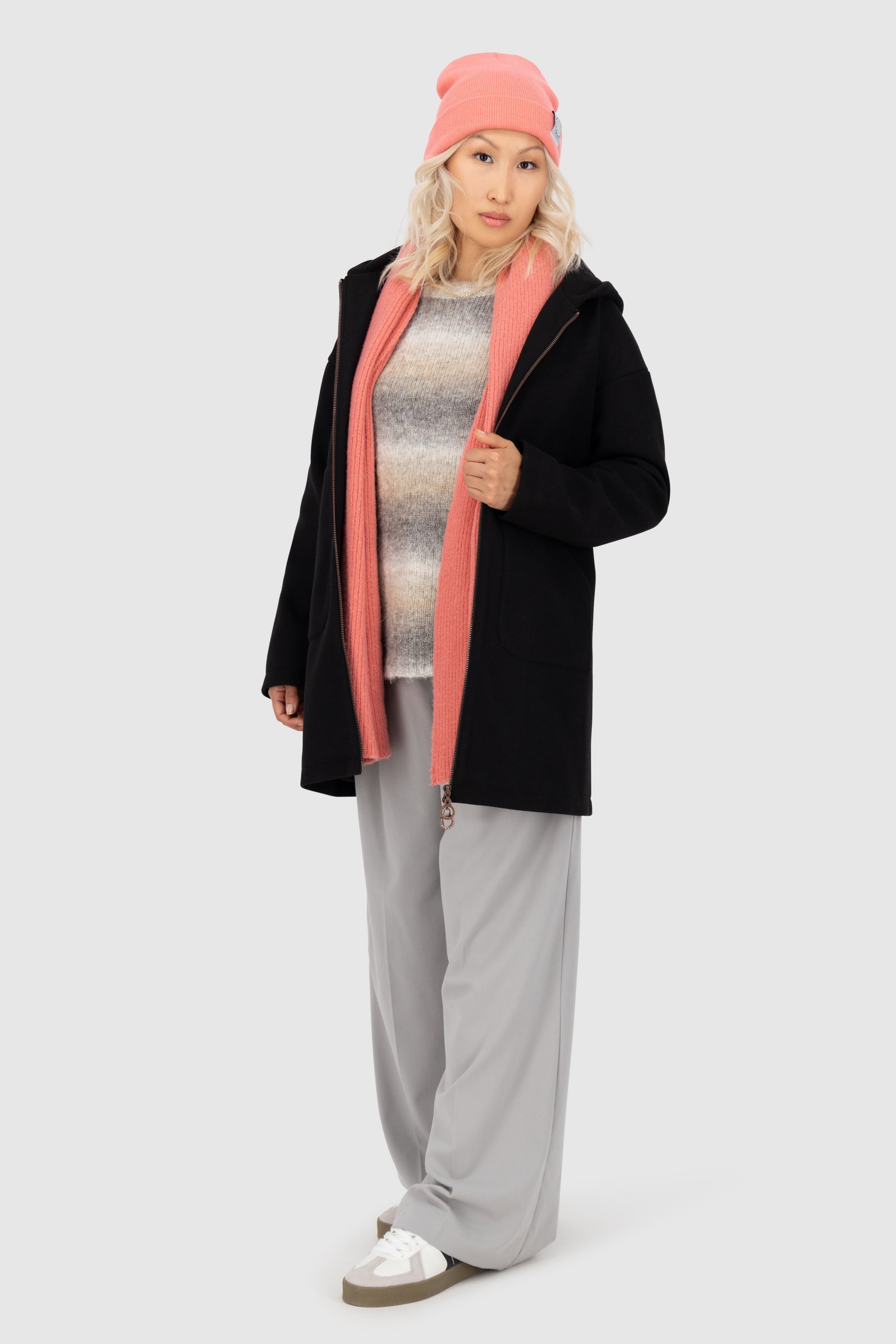 LilithAK J Felt Coat Schwarz